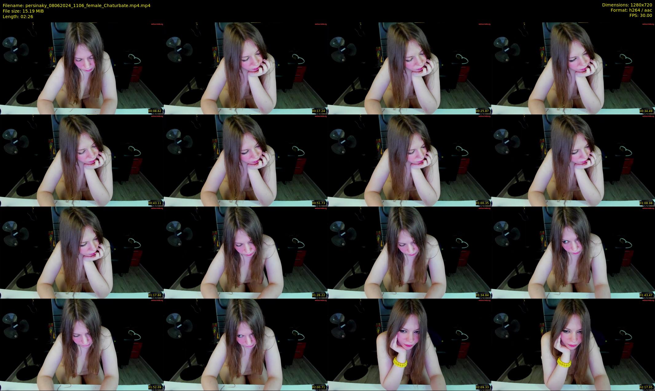 persinaky — 3 minute Chaturbate female cam show recording, 720p, Jun 8, 2024