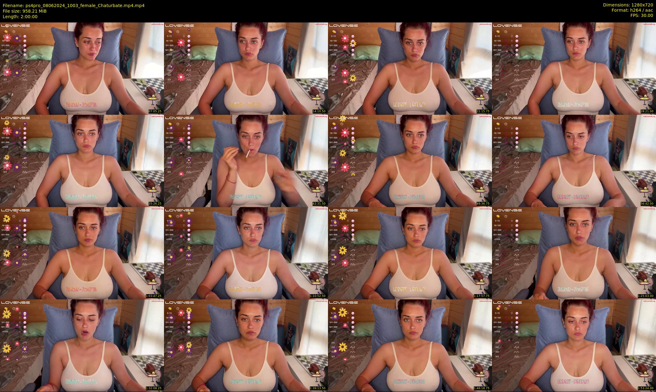 ps4pro — 120 minute Chaturbate female cam show recording, 720p, Jun 8, 2024