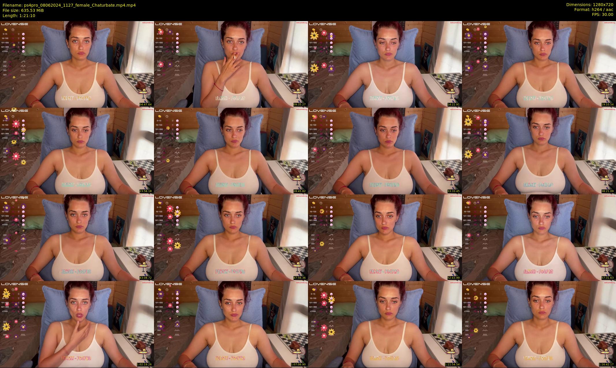 ps4pro — 82 minute Chaturbate female cam show recording, 720p, Jun 8, 2024