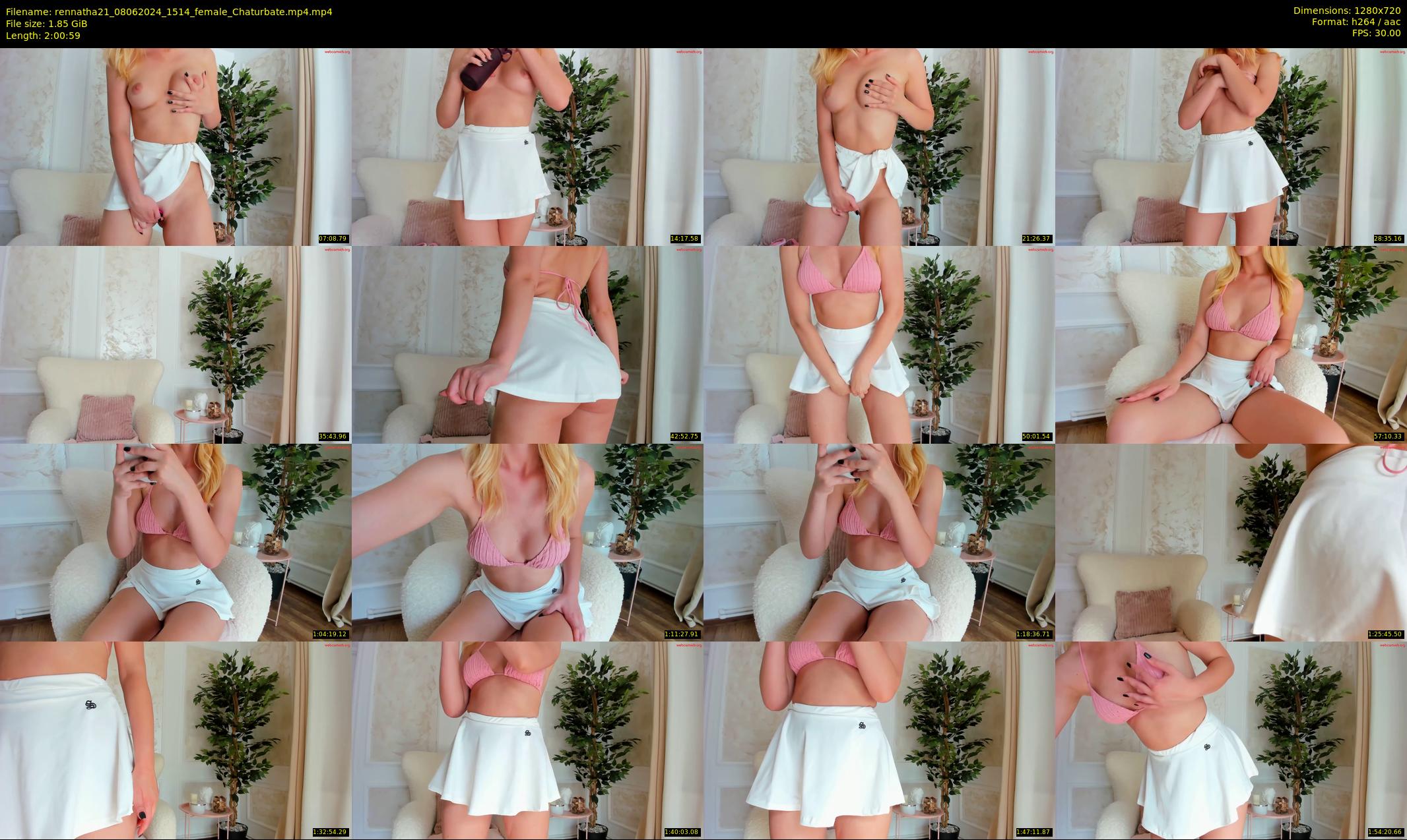 rennatha21 — 121 minute Chaturbate female cam show recording, 720p, Jun 8, 2024