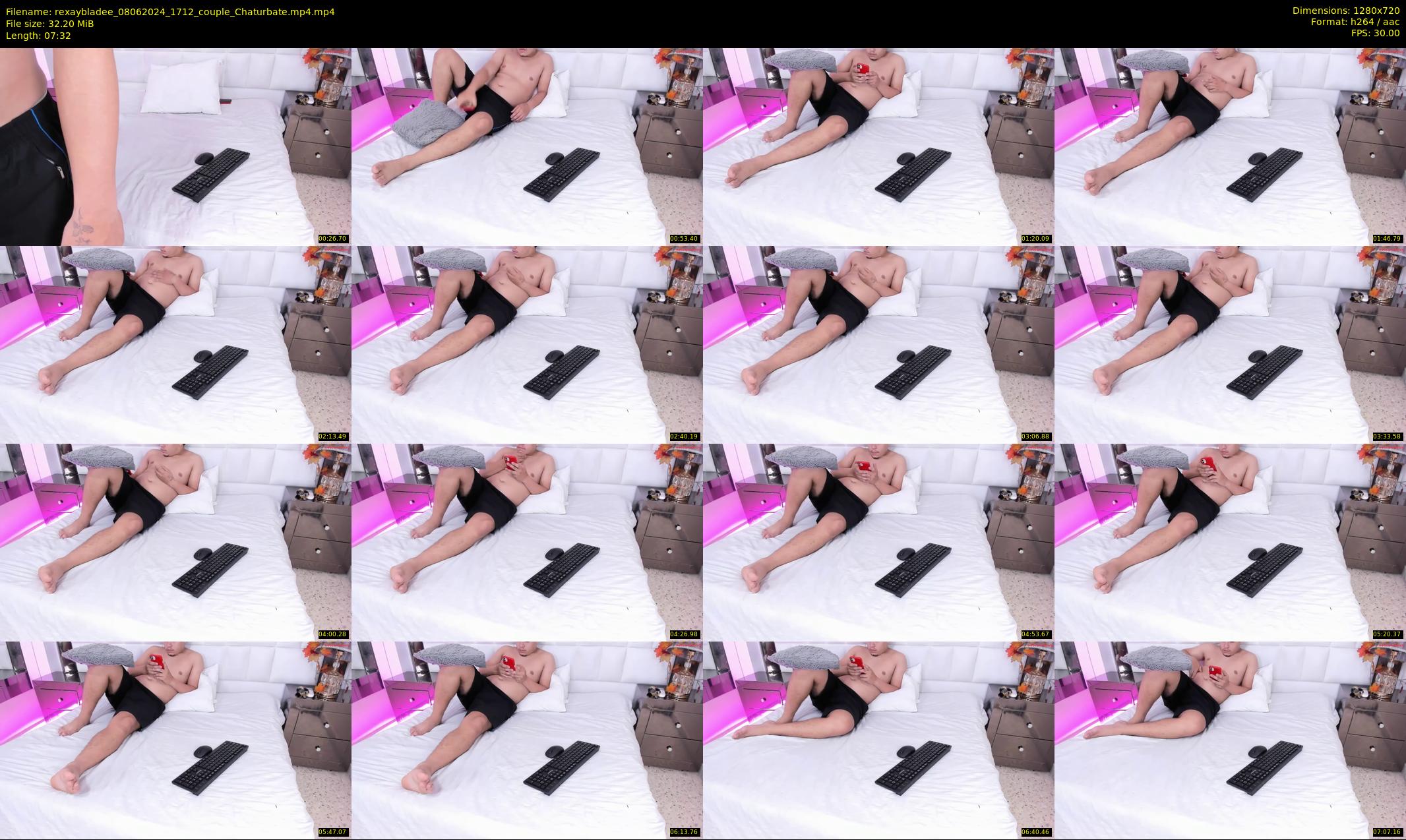 rexaybladee — 8 minute Chaturbate couple cam show recording, 720p, Jun 8, 2024