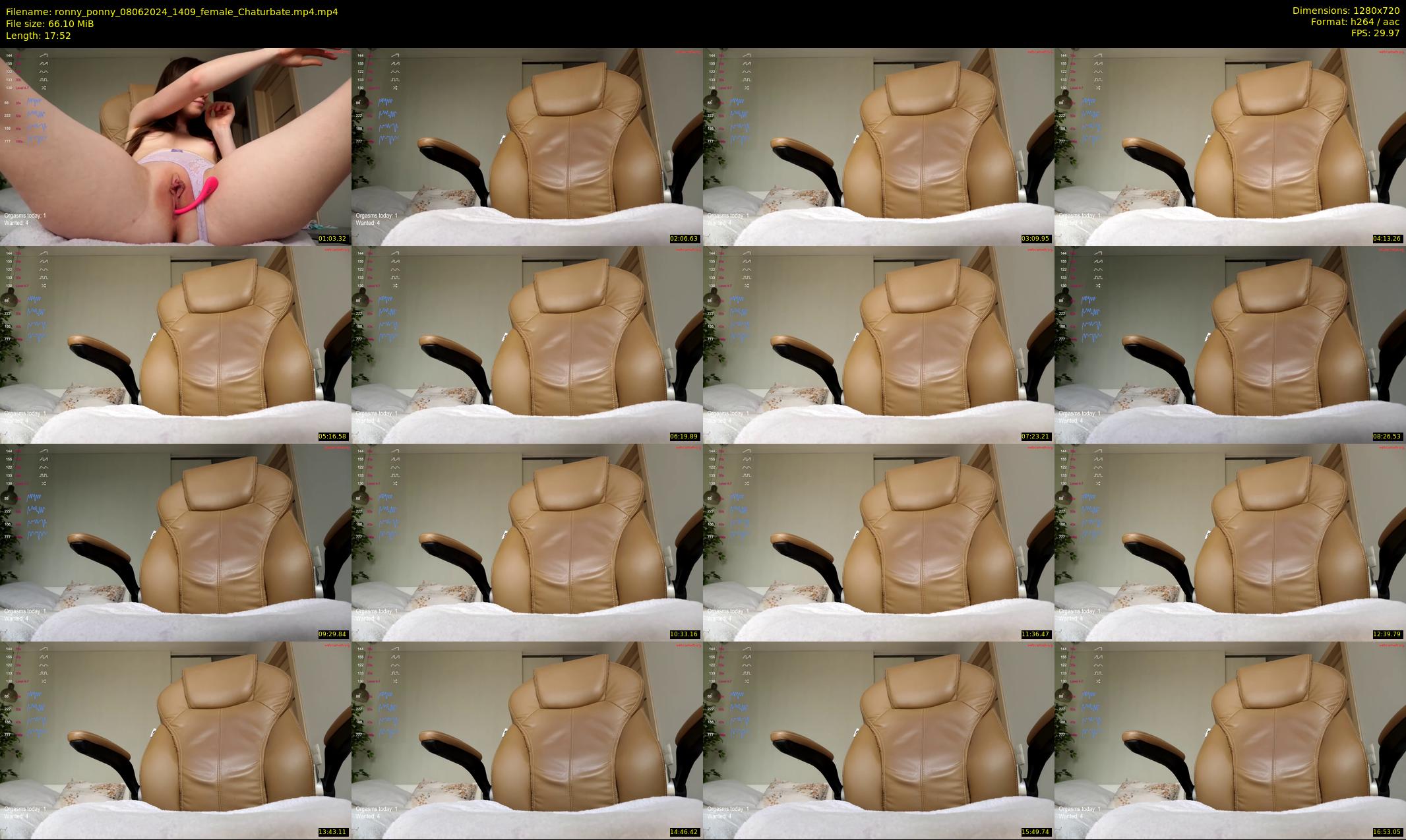 ronny_ponny — 18 minute Chaturbate female cam show recording, 720p, Jun 8, 2024