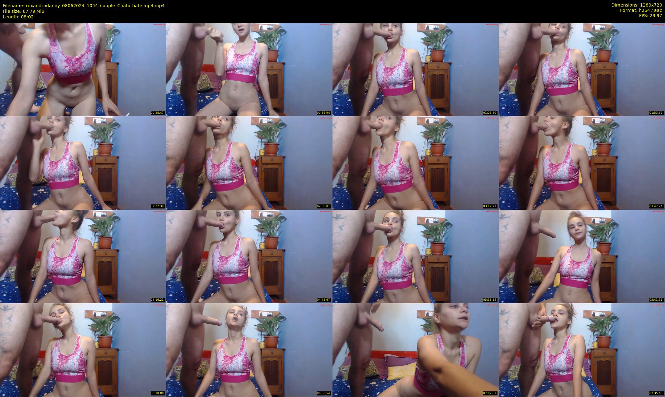 ruxandradanny — 9 minute Chaturbate couple cam show recording, 720p, Jun 8, 2024