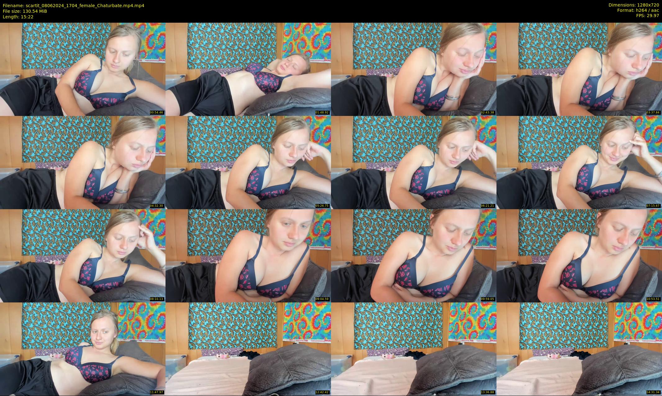 scartit — 16 minute Chaturbate female cam show recording, 720p, Jun 8, 2024