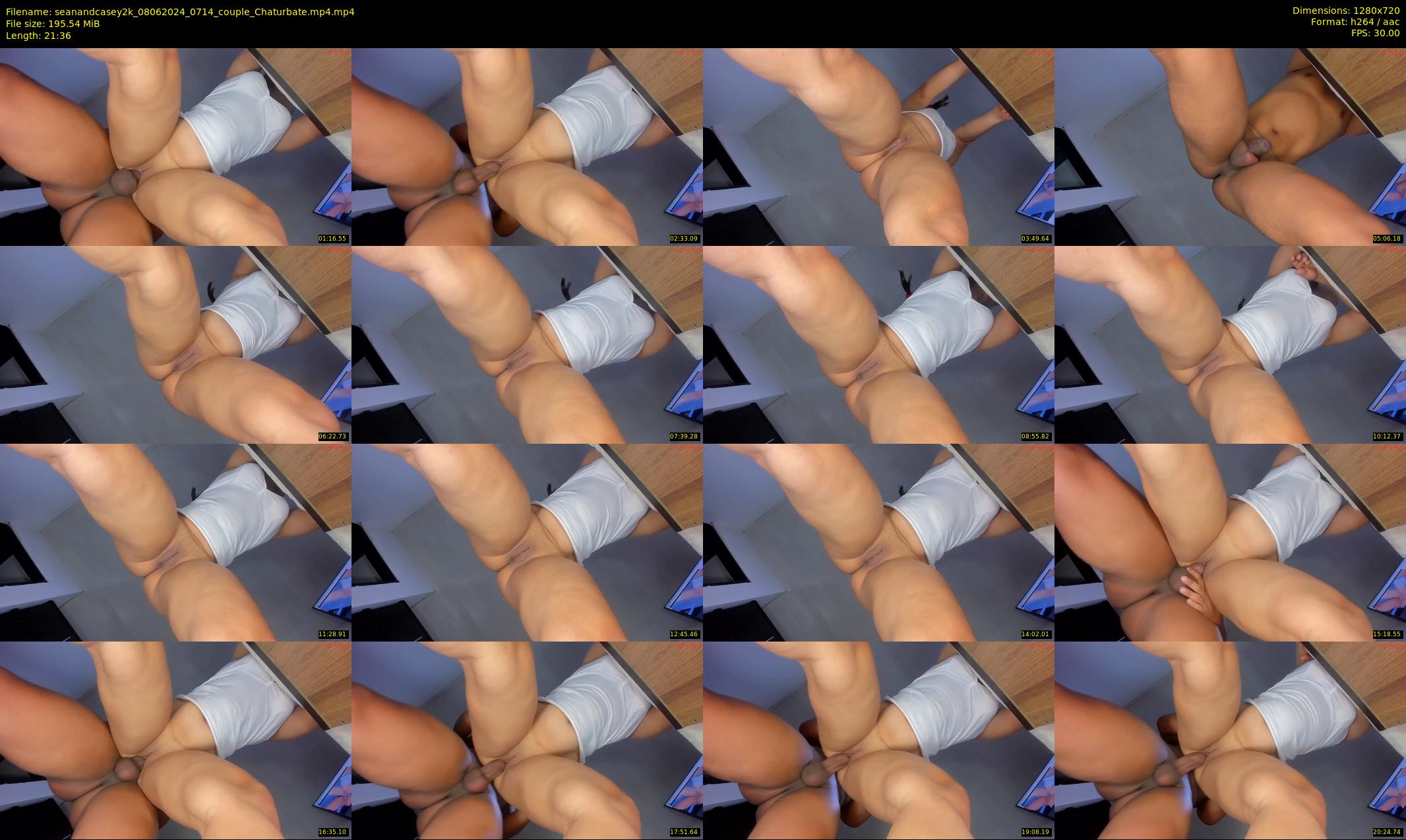 seanandcasey2k — 22 minute Chaturbate couple cam show recording, 720p, Jun 8, 2024