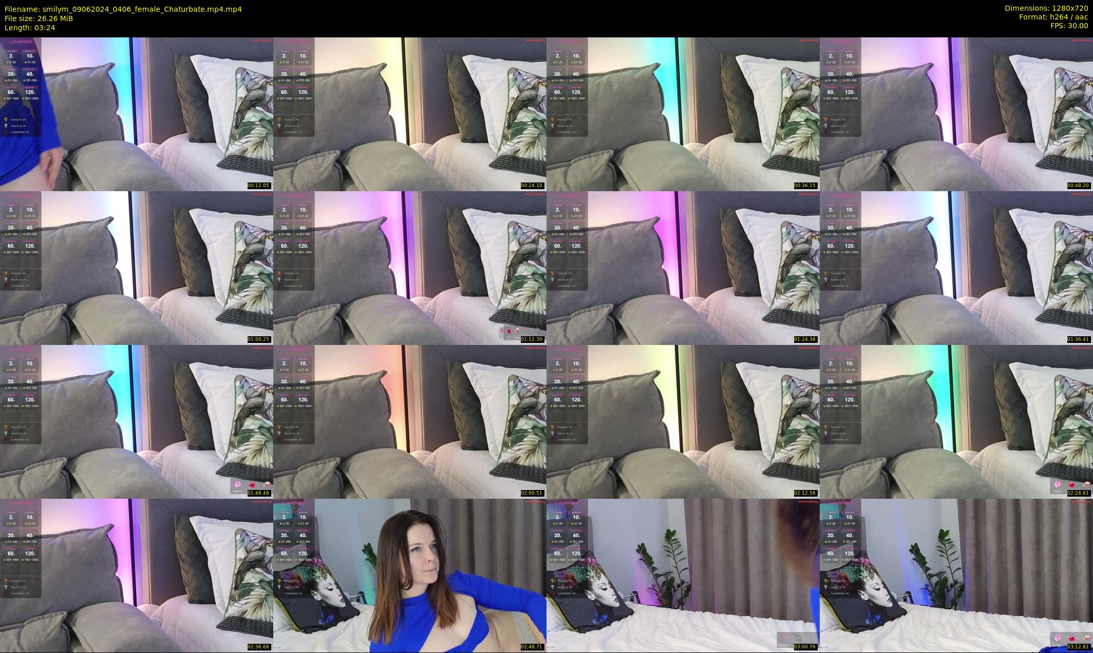 smilym — 4 minute Chaturbate female cam show recording, 720p, Jun 9, 2024