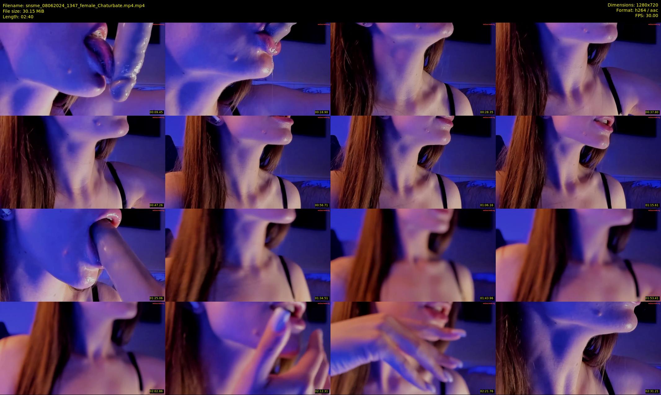 snsme — 3 minute Chaturbate female cam show recording, 720p, Jun 8, 2024
