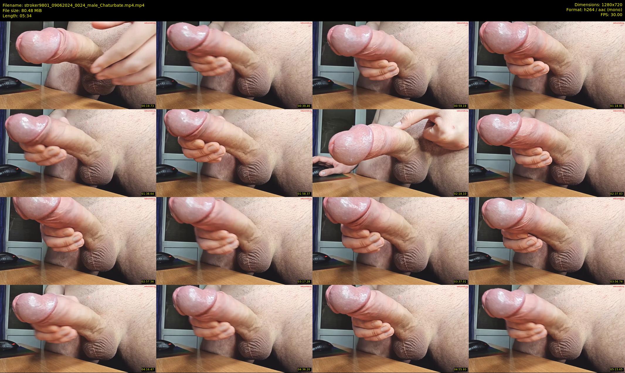 stroker9801 — 6 minute Chaturbate male cam show recording, 720p, Jun 9, 2024