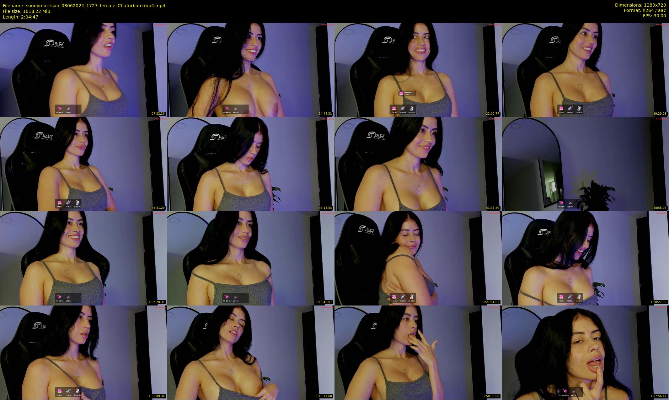 sunnymorrison — 125 minute Chaturbate female cam show recording, 720p, Jun 8, 2024