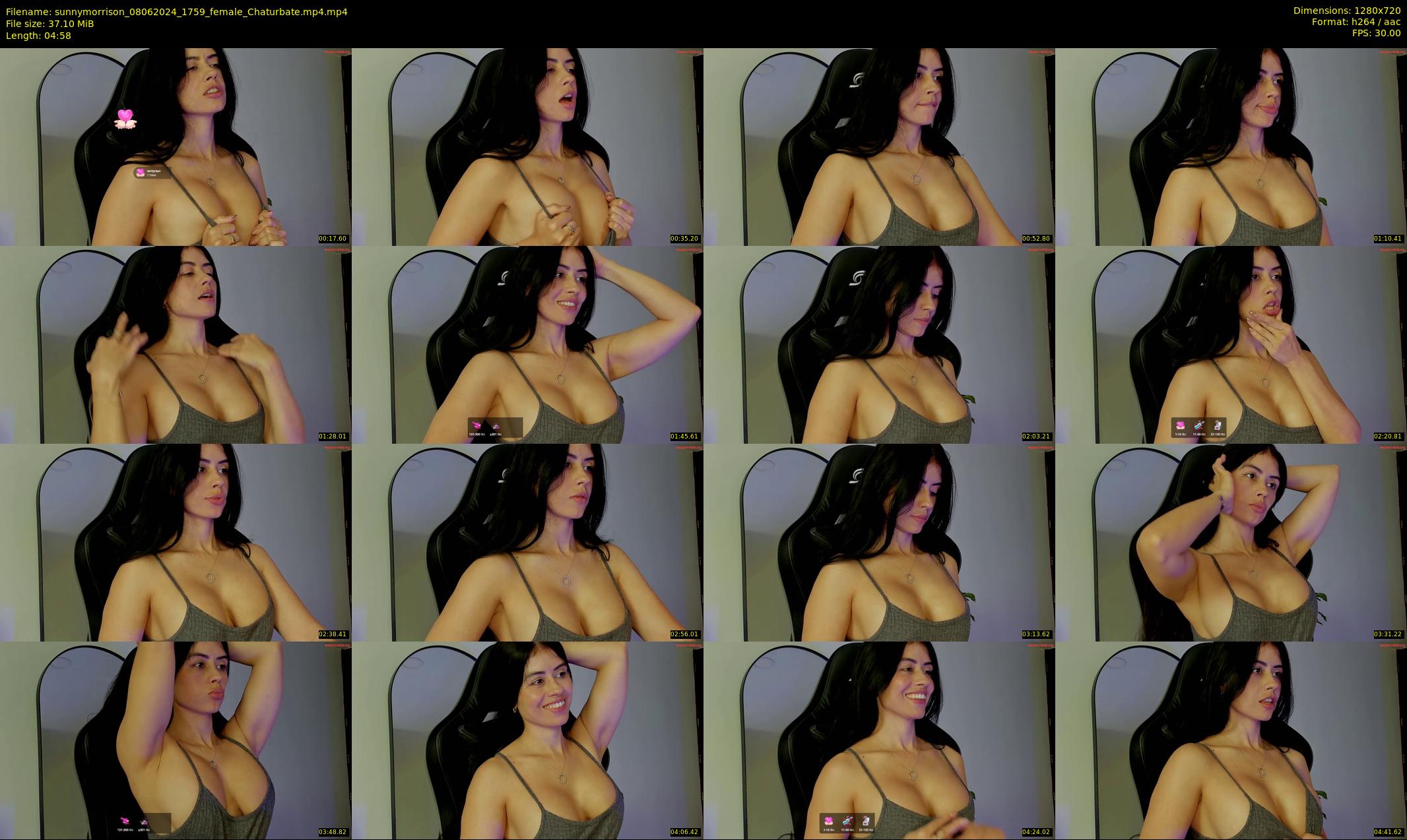 sunnymorrison — 5 minute Chaturbate female cam show recording, 720p, Jun 8, 2024