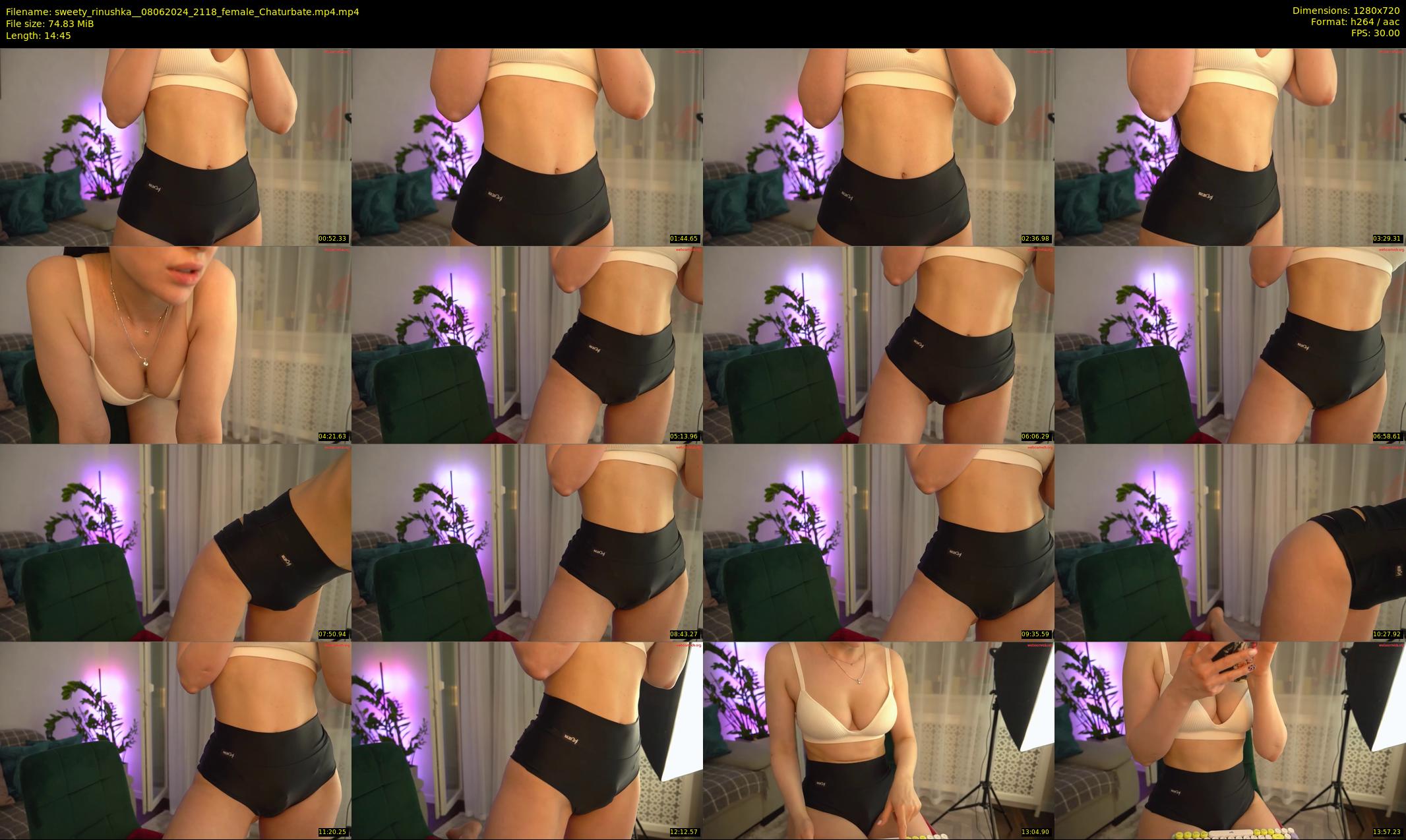 sweety_rinushka_ — 15 minute Chaturbate female cam show recording, 720p, Jun 8, 2024