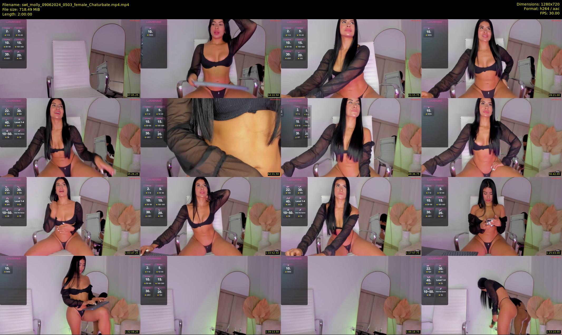 swt_molly — 120 minute Chaturbate female cam show recording, 720p, Jun 9, 2024