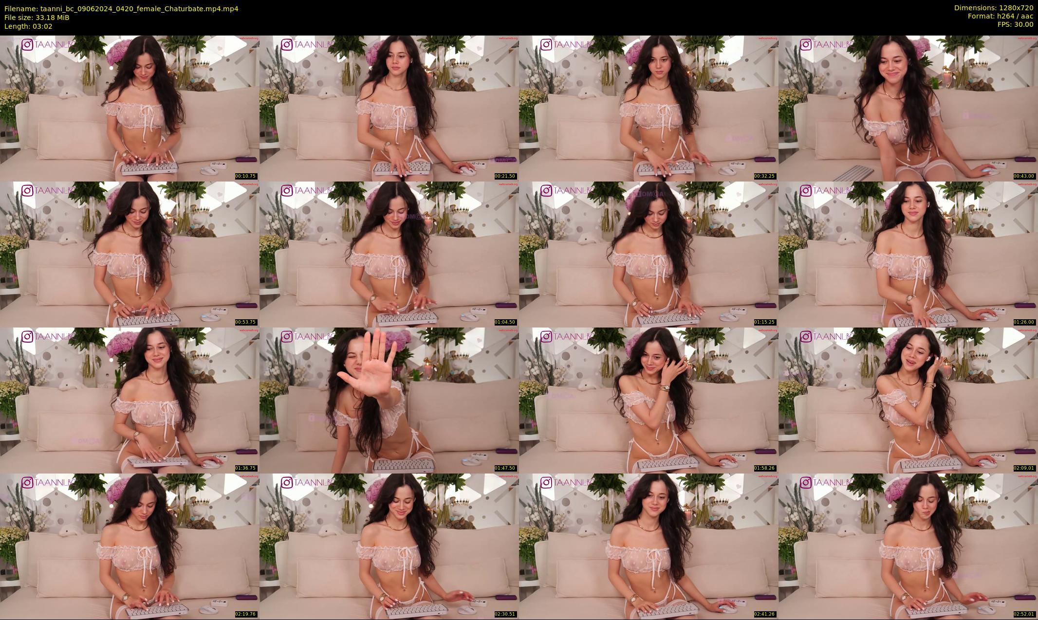 taanni_bc — 4 minute Chaturbate female cam show recording, 720p, Jun 9, 2024