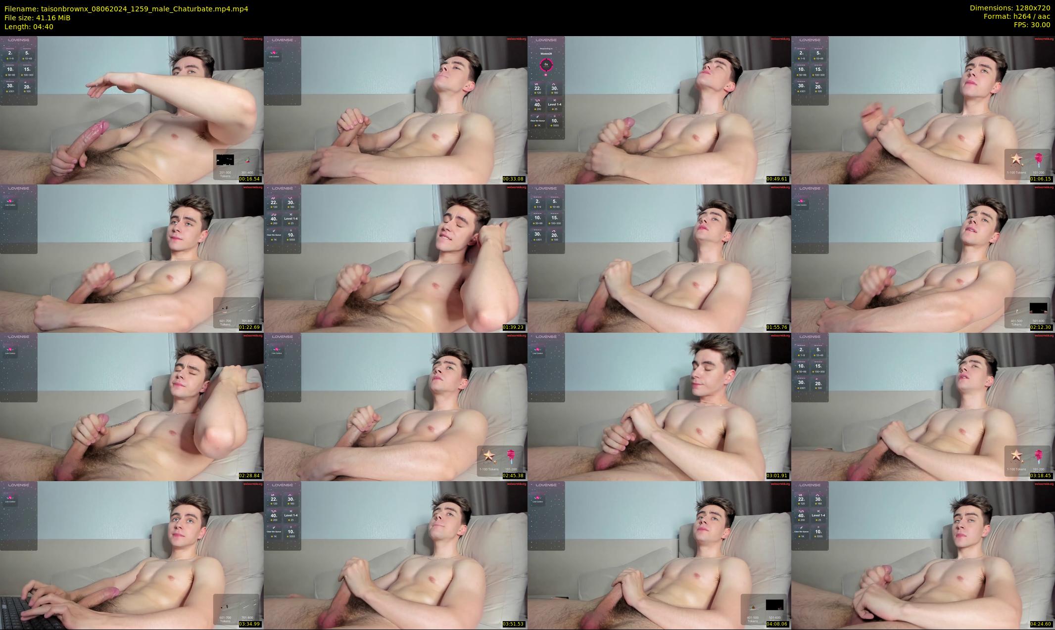 taisonbrownx — 5 minute Chaturbate male cam show recording, 720p, Jun 8, 2024