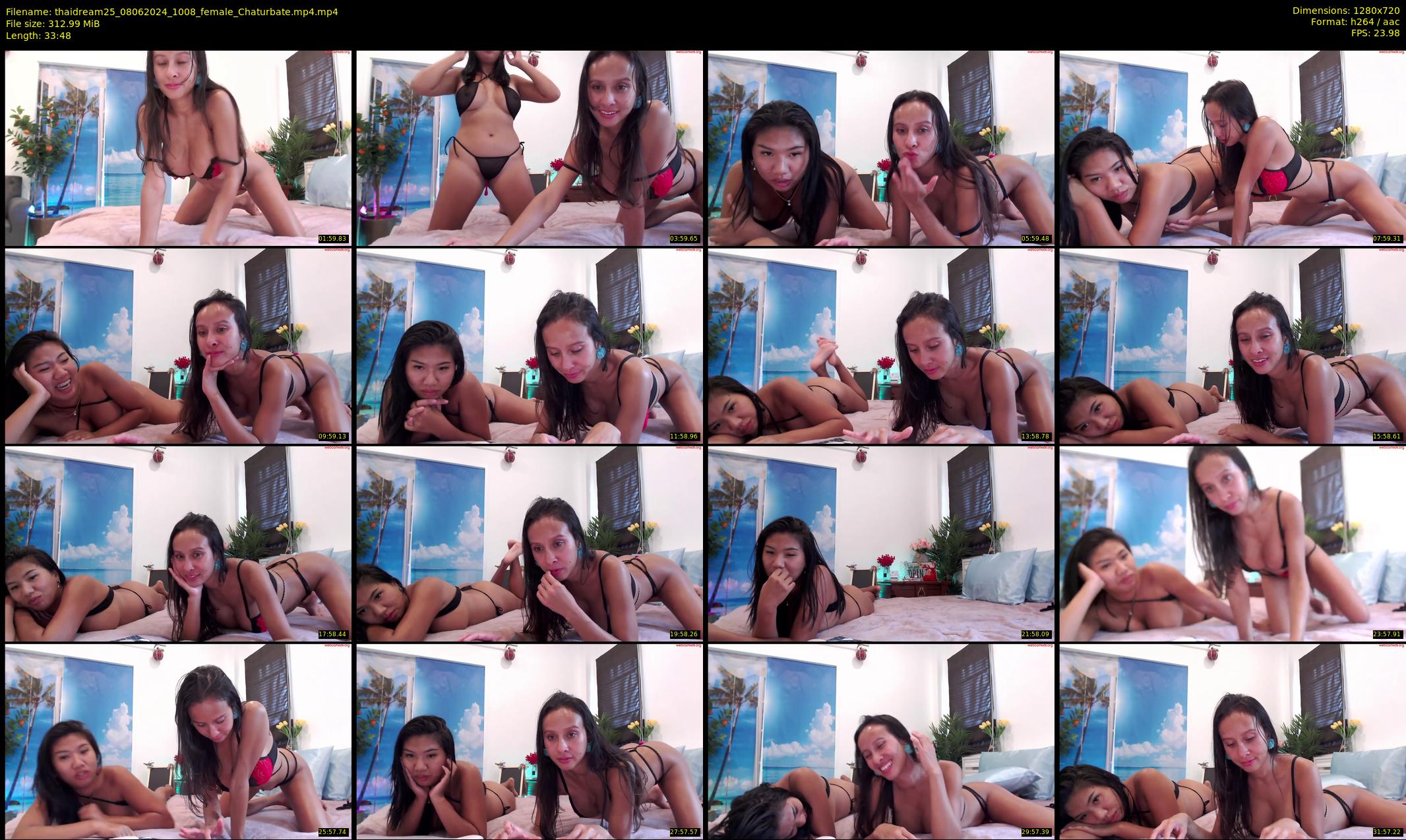 thaidream25 — 34 minute Chaturbate female cam show recording, 720p, Jun 8, 2024