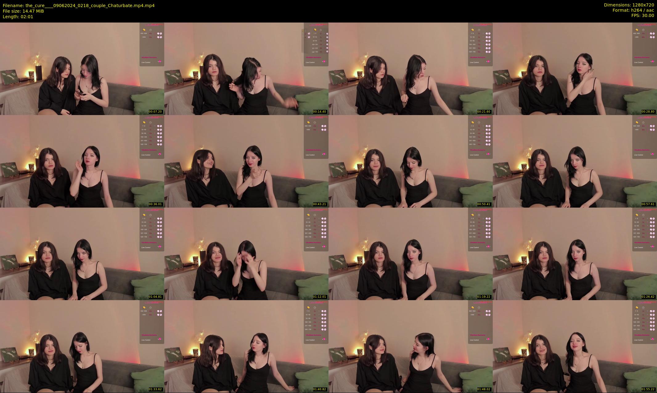the_cure___ — 3 minute Chaturbate couple cam show recording, 720p, Jun 9, 2024