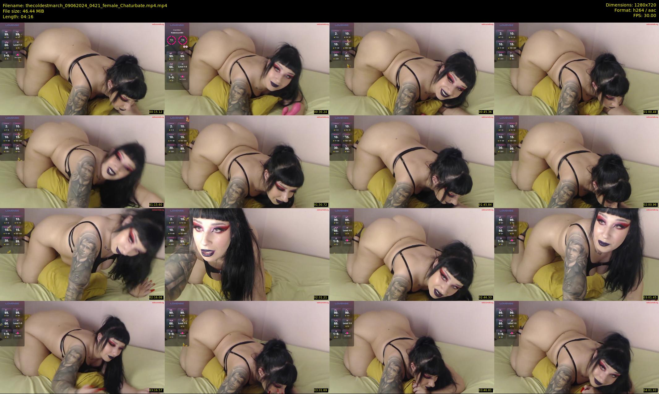 thecoldestmarch — 5 minute Chaturbate female cam show recording, 720p, Jun 9, 2024