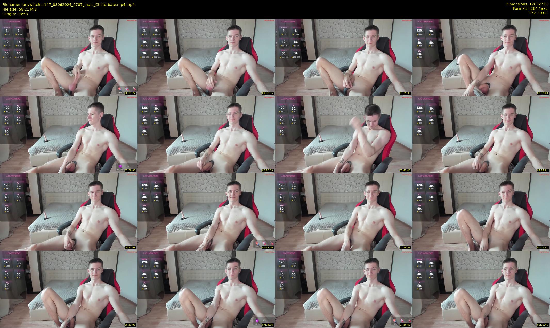 tonywatcher147 — 9 minute Chaturbate male cam show recording, 720p, Jun 8, 2024
