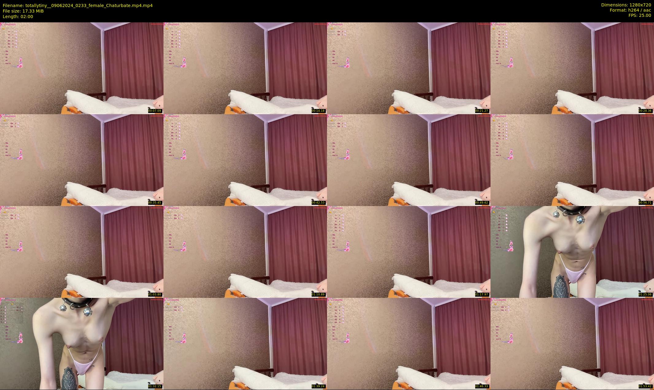 totallytiny_ — 2 minute Chaturbate female cam show recording, 720p, Jun 9, 2024