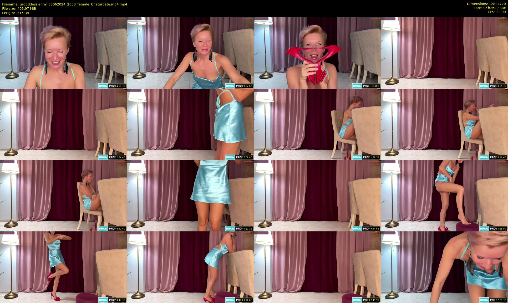 urgoddessjenny — 77 minute Chaturbate female cam show recording, 720p, Jun 8, 2024