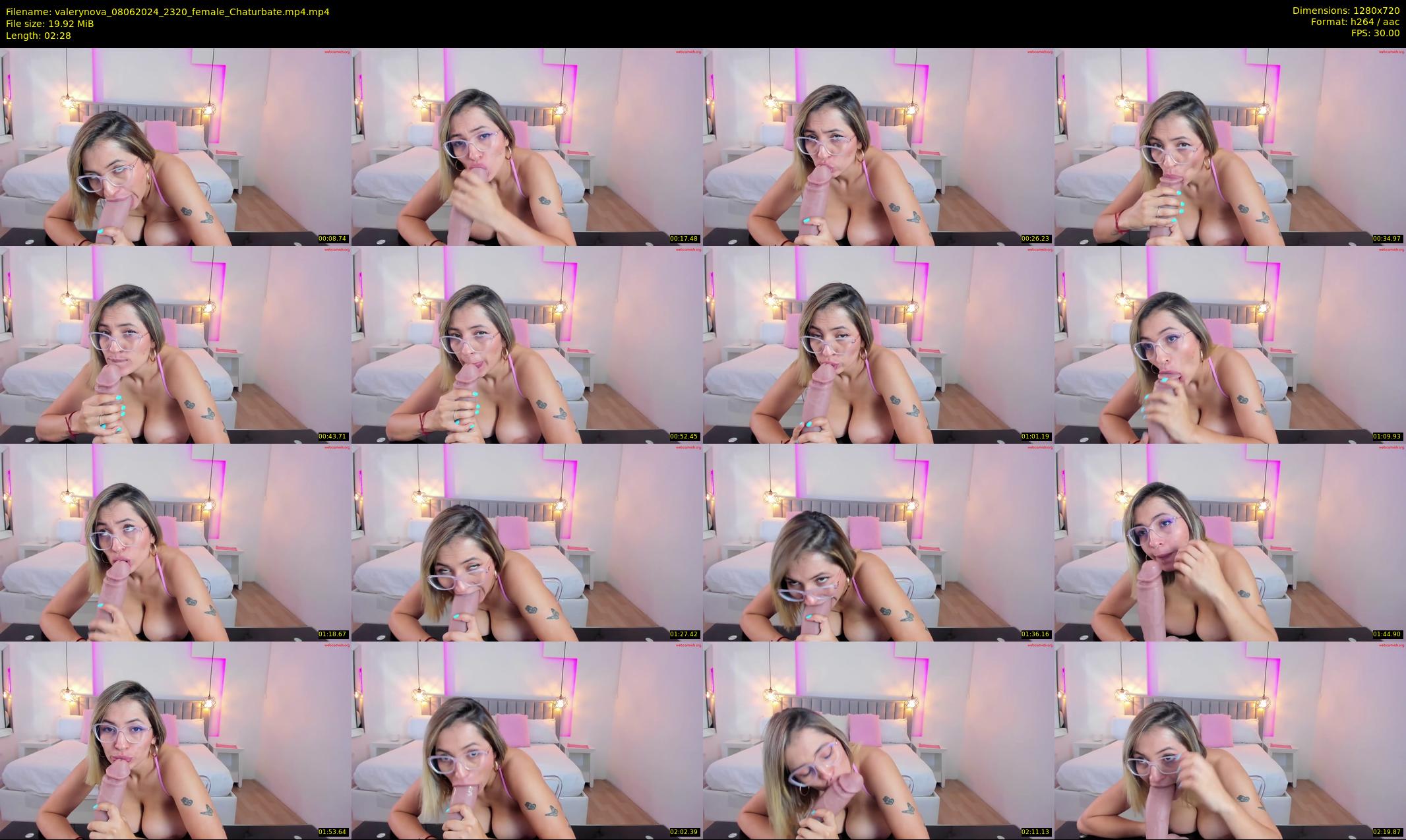 valerynova — 3 minute Chaturbate female cam show recording, 720p, Jun 8, 2024