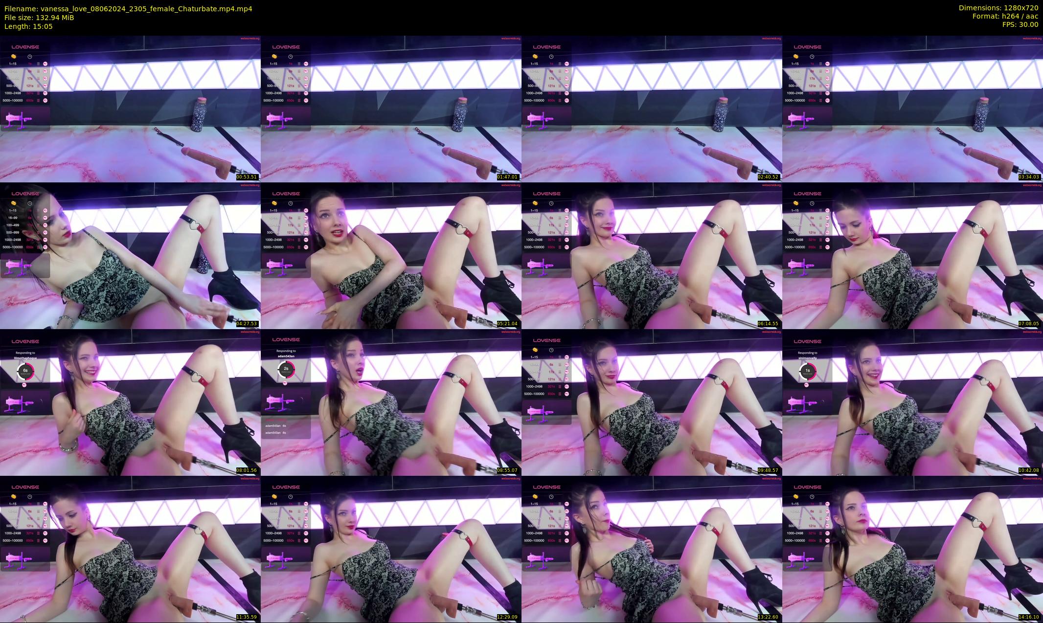 vanessa_love — 16 minute Chaturbate female cam show recording, 720p, Jun 8, 2024
