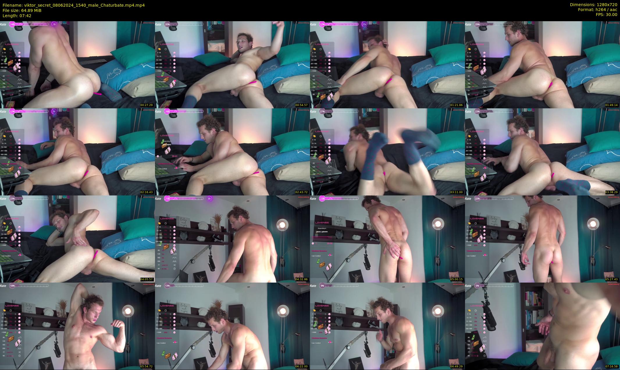 viktor_secret — 8 minute Chaturbate male cam show recording, 720p, Jun 8, 2024