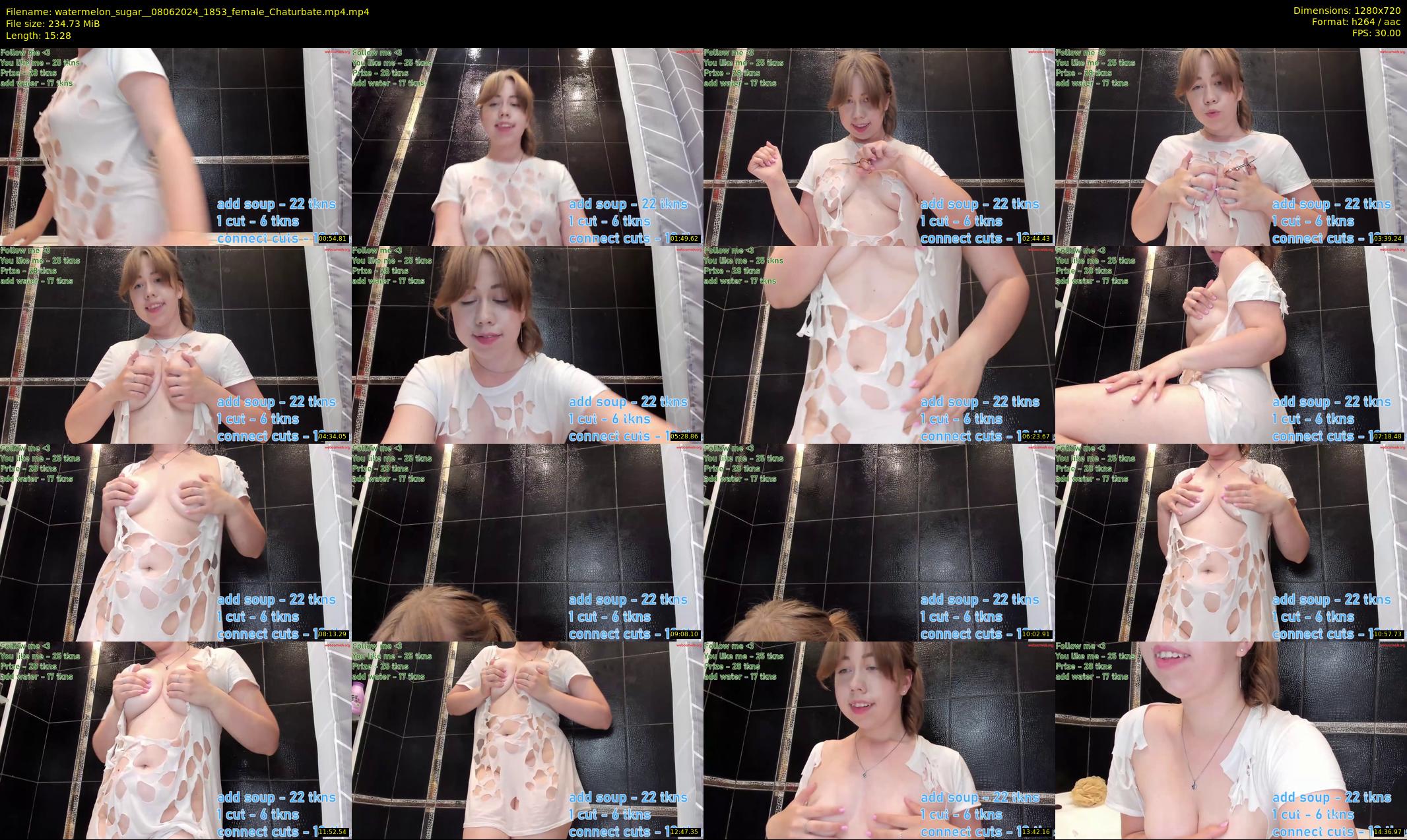 watermelon_sugar_ — 16 minute Chaturbate female cam show recording, 720p, Jun 8, 2024
