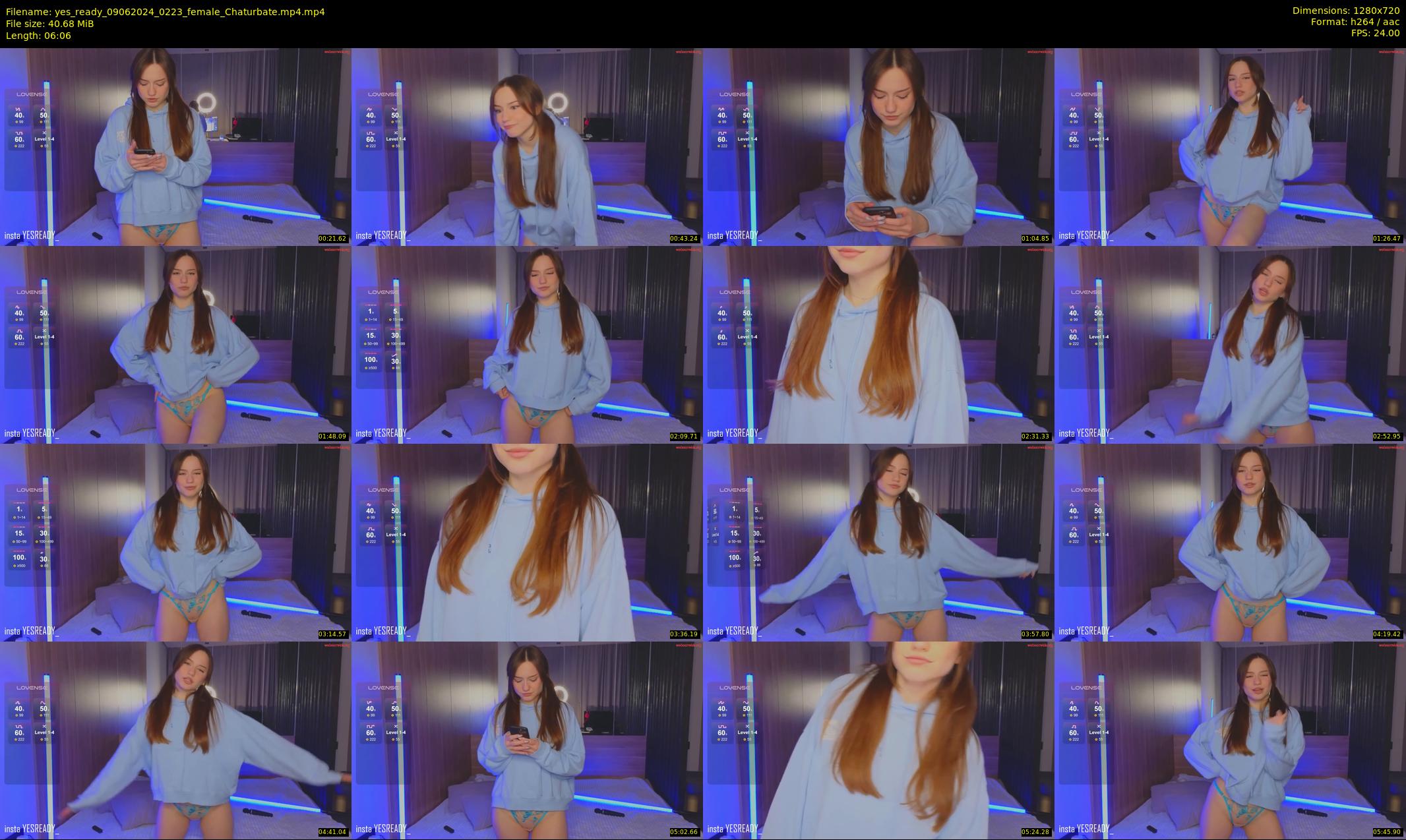 yes_ready — 7 minute Chaturbate female cam show recording, 720p, Jun 9, 2024