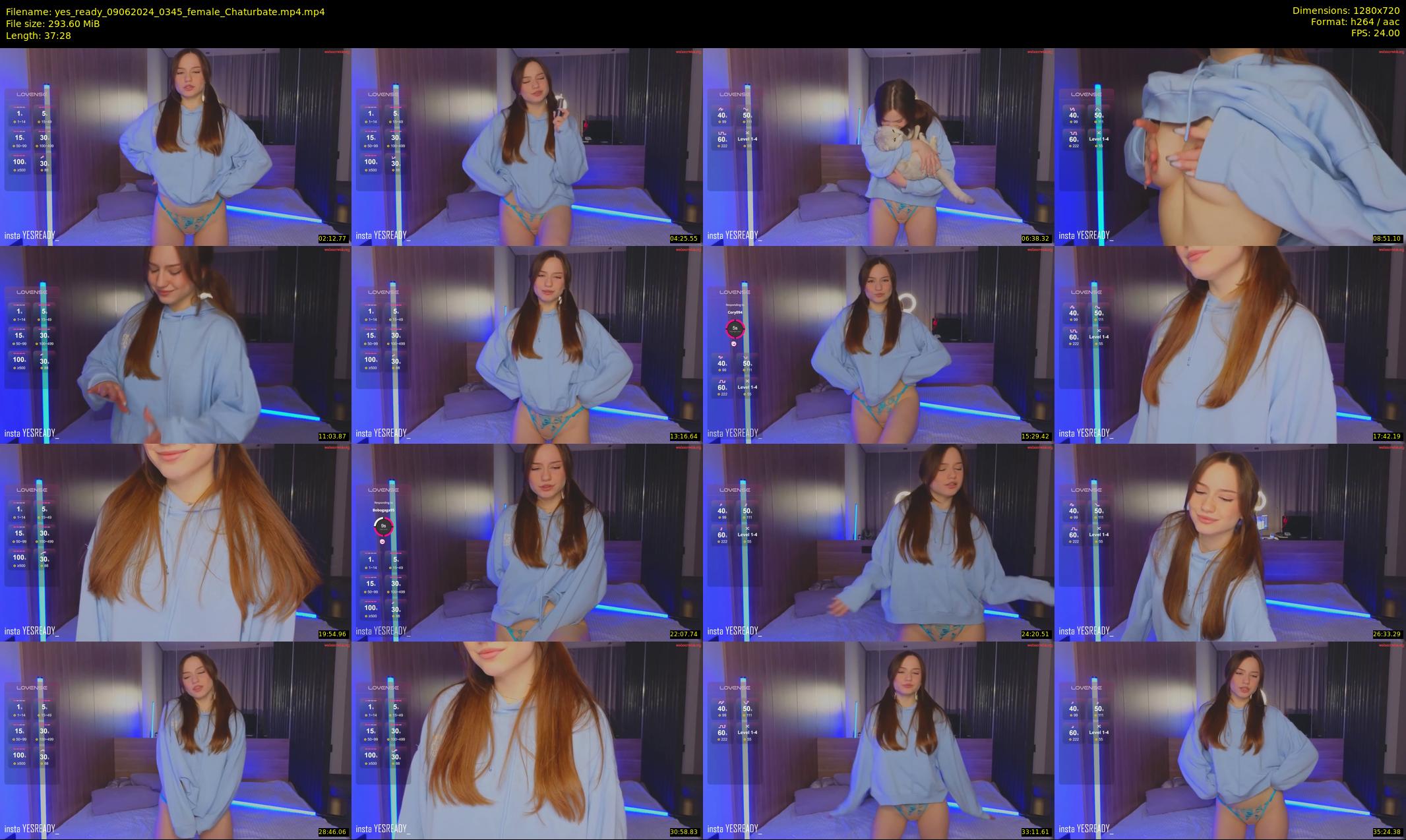 yes_ready — 38 minute Chaturbate female cam show recording, 720p, Jun 9, 2024