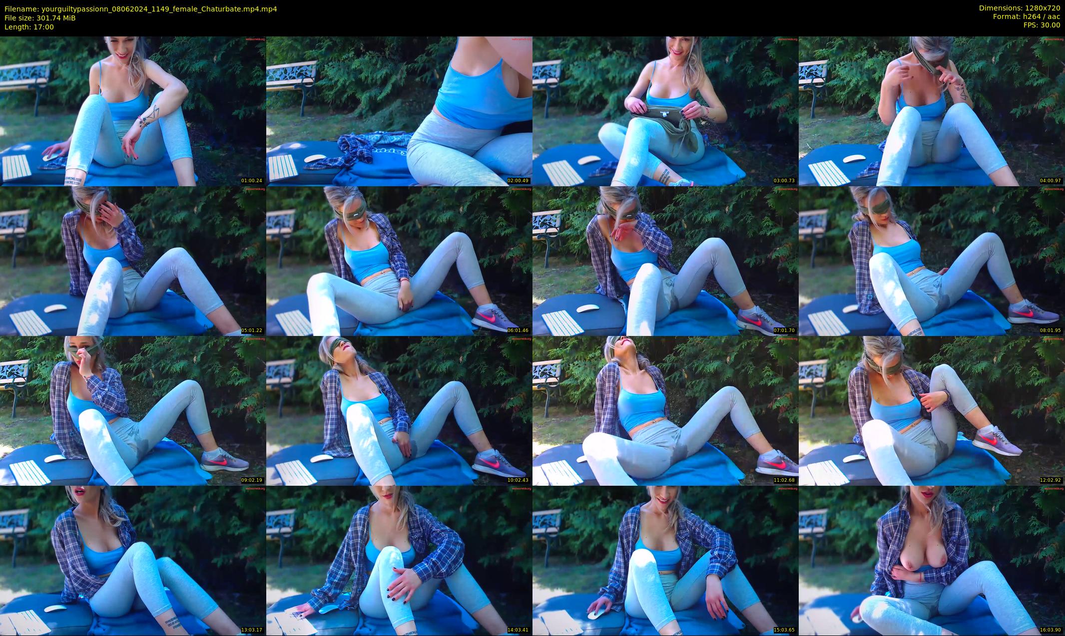 yourguiltypassionn — 17 minute Chaturbate female cam show recording, 720p, Jun 8, 2024