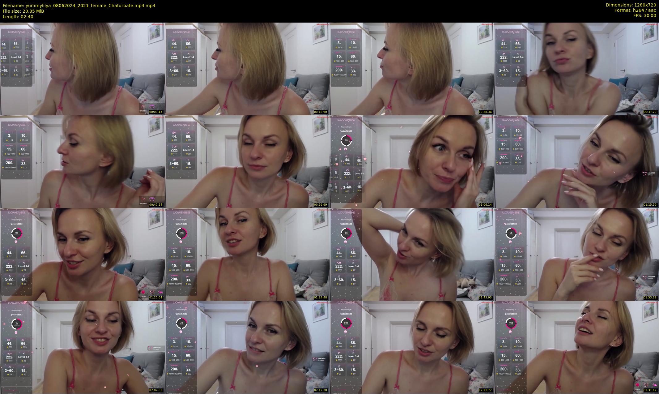 yummylilya — 3 minute Chaturbate female cam show recording, 720p, Jun 8, 2024