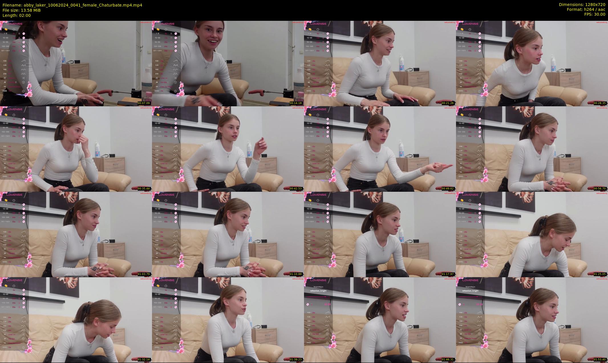 abby_laker — 2 minute Chaturbate female cam show recording, 720p, Jun 10, 2024