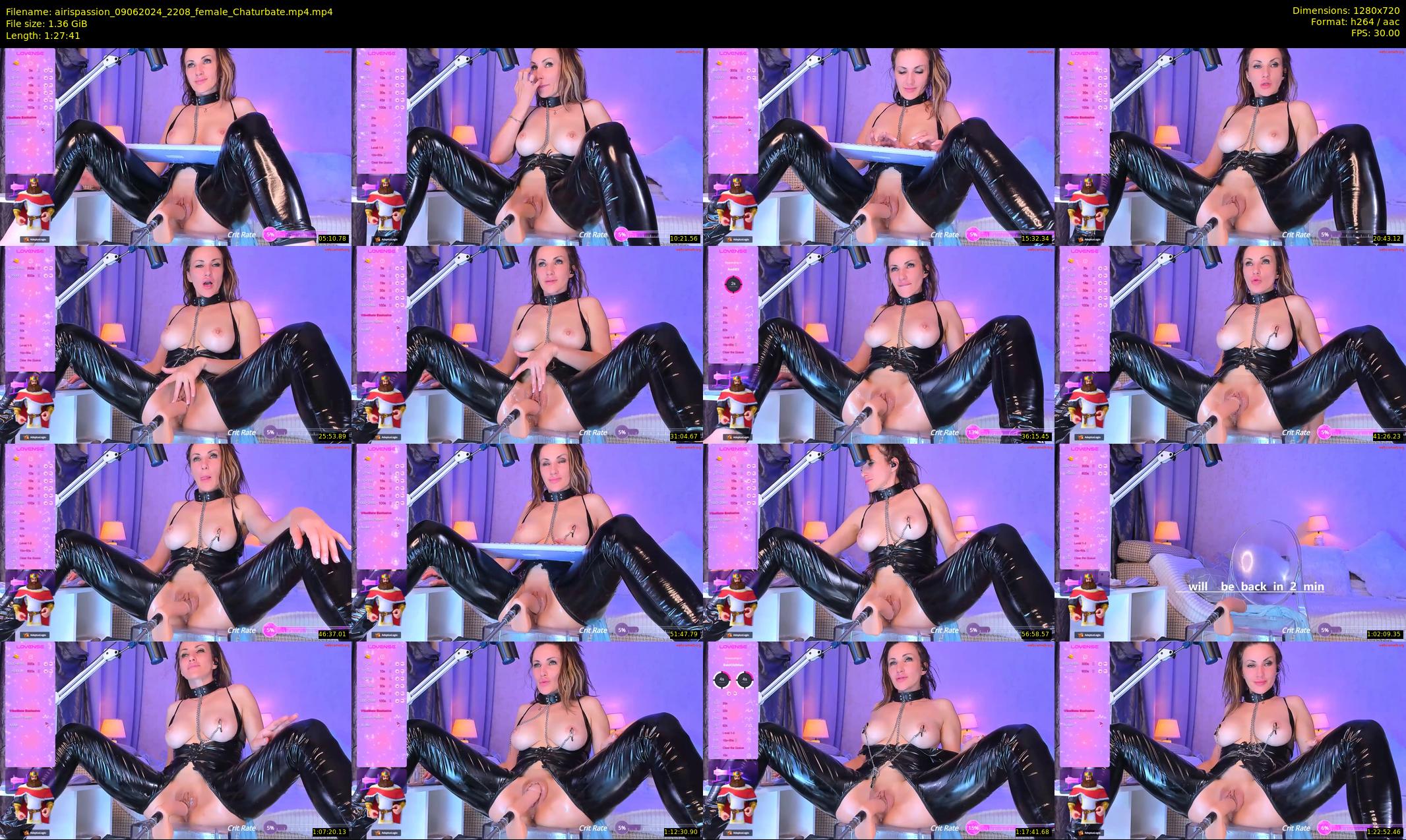 airispassion — 88 minute Chaturbate female cam show recording, 720p, Jun 9, 2024
