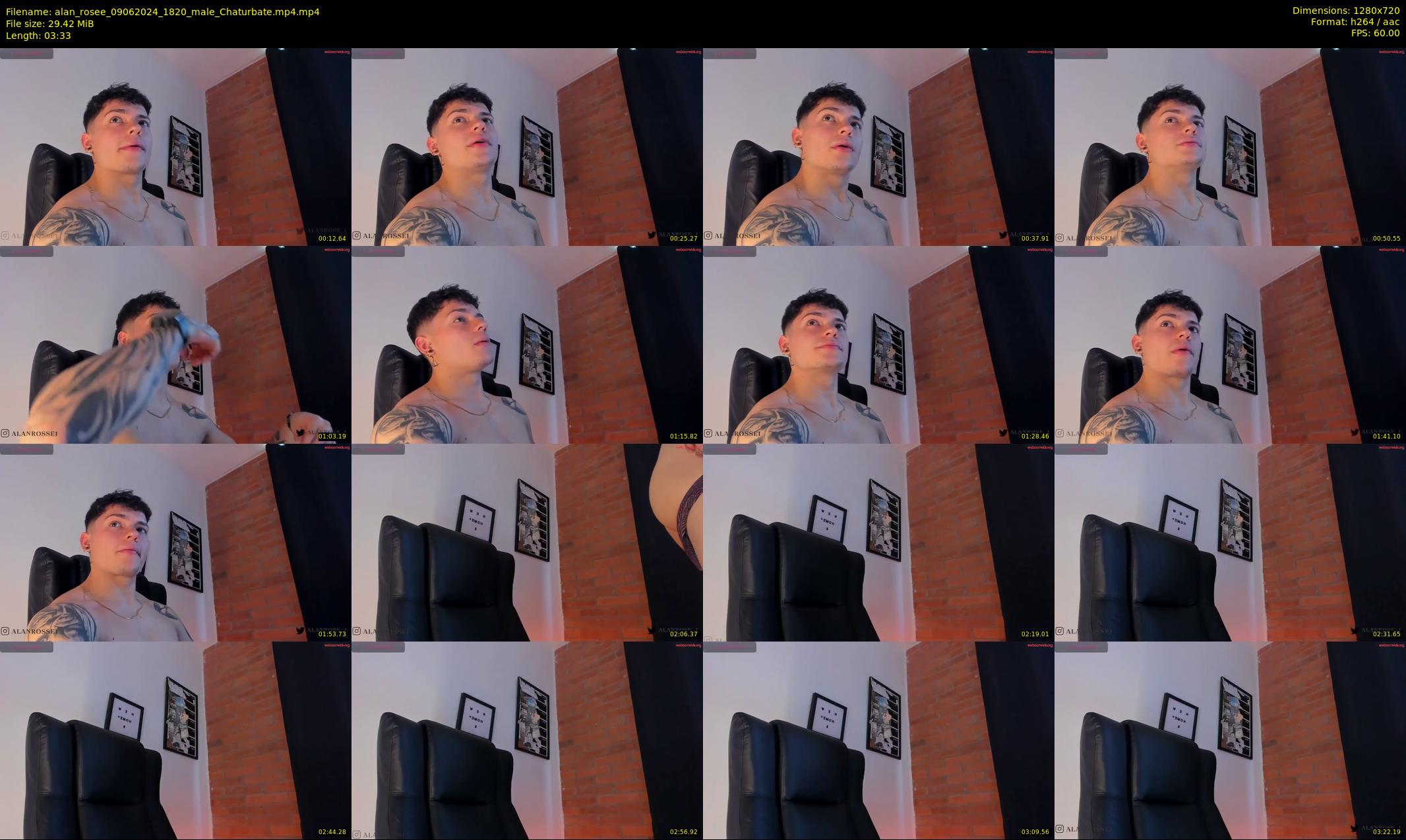 alan_rosee — 4 minute Chaturbate male cam show recording, 720p, Jun 9, 2024