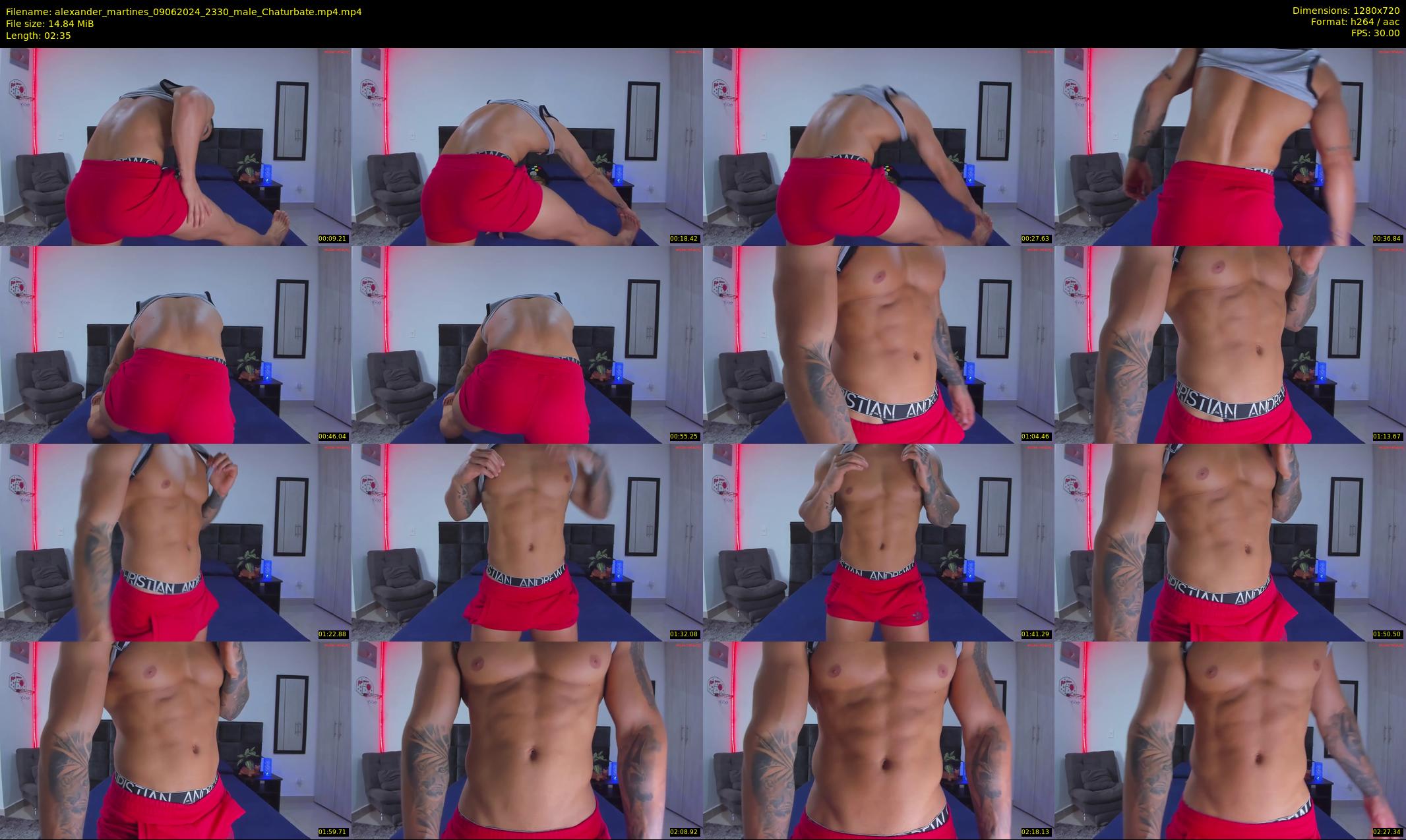 alexander_martines — 3 minute Chaturbate male cam show recording, 720p, Jun 9, 2024