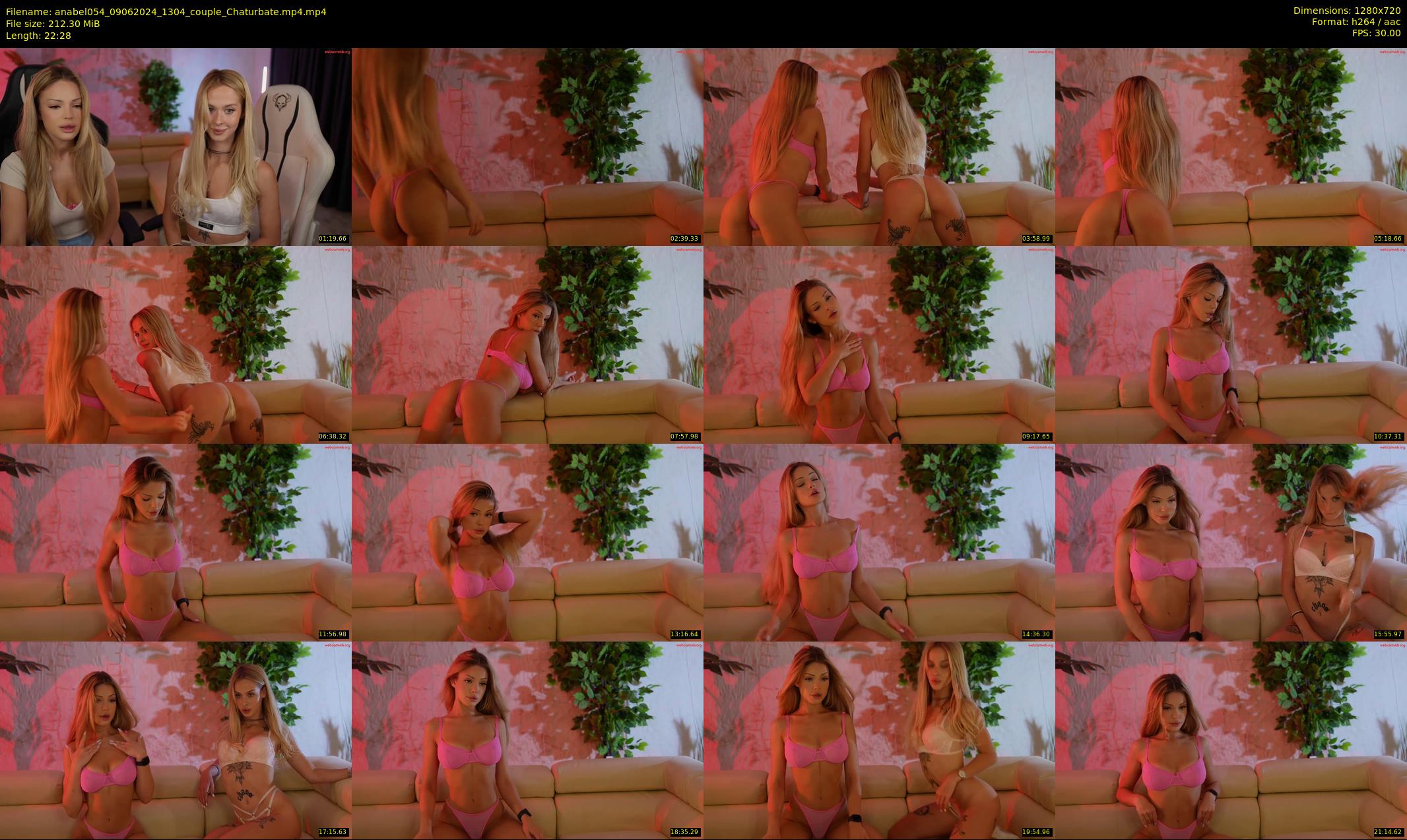 anabel054 — 23 minute Chaturbate female cam show recording, 720p, Jun 9, 2024