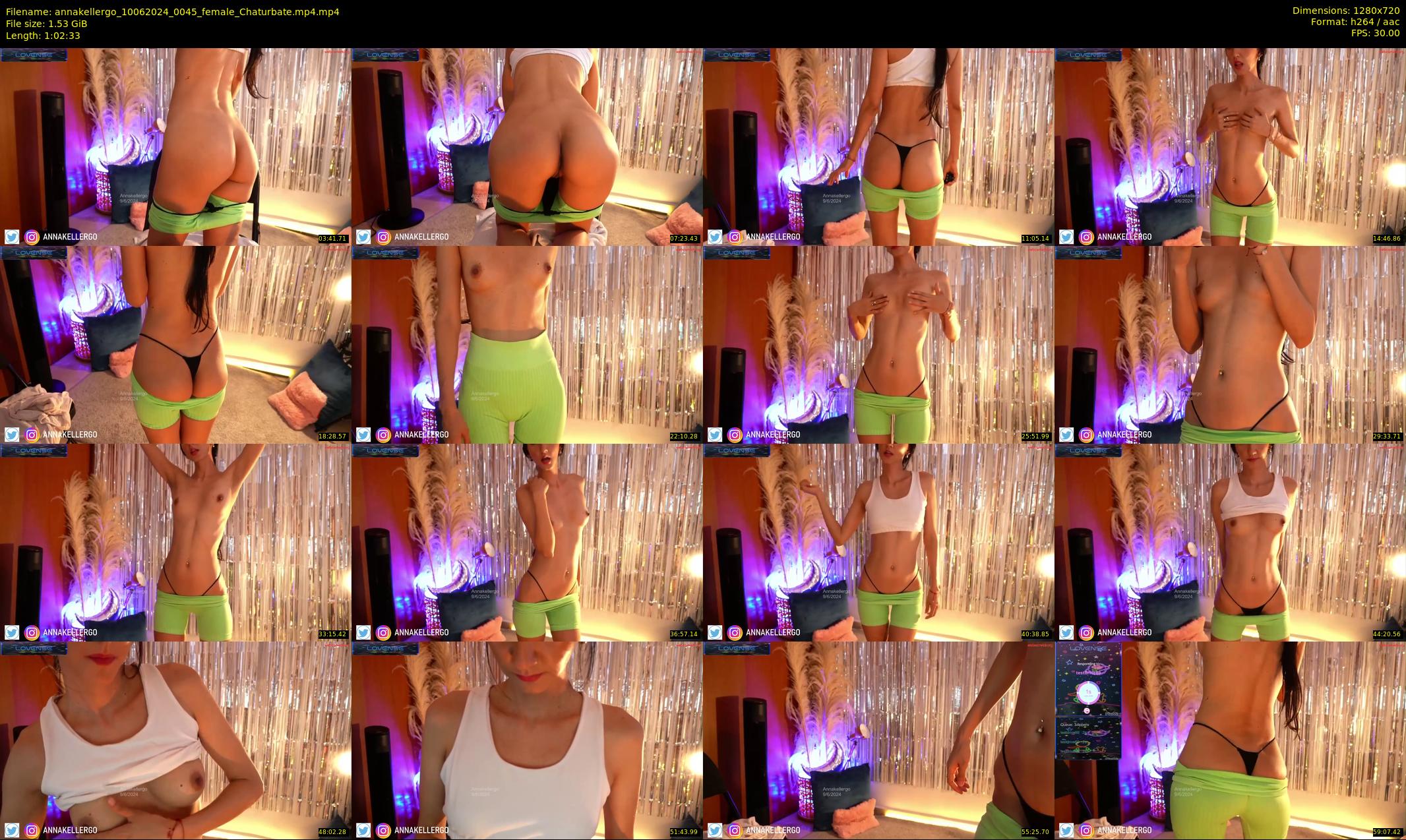 annakellergo — 63 minute Chaturbate female cam show recording, 720p, Jun 10, 2024