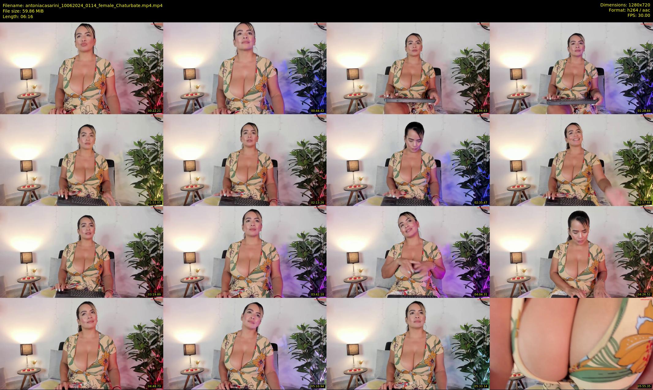 antoniacasarini — 7 minute Chaturbate female cam show recording, 720p, Jun 10, 2024