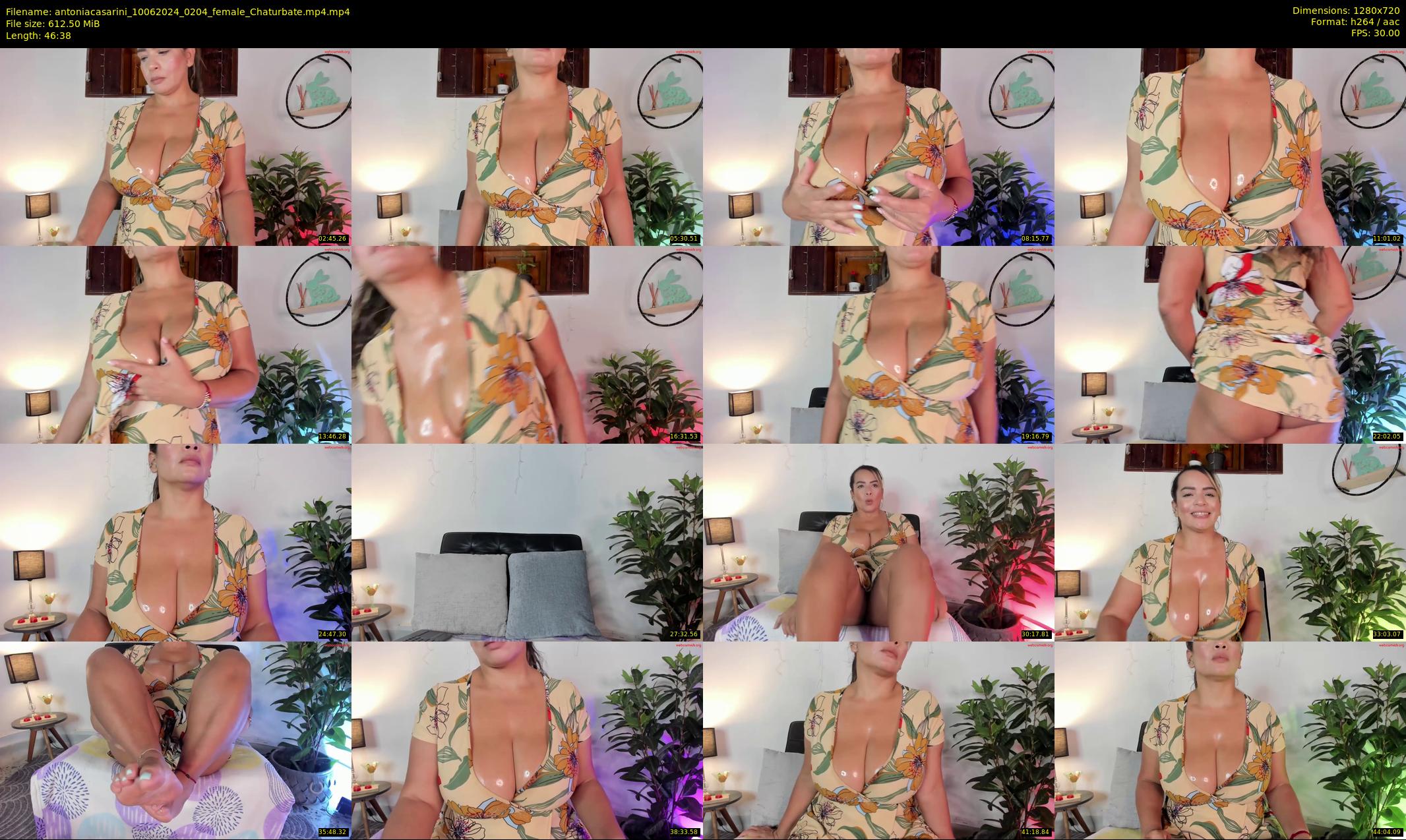 antoniacasarini — 47 minute Chaturbate female cam show recording, 720p, Jun 10, 2024