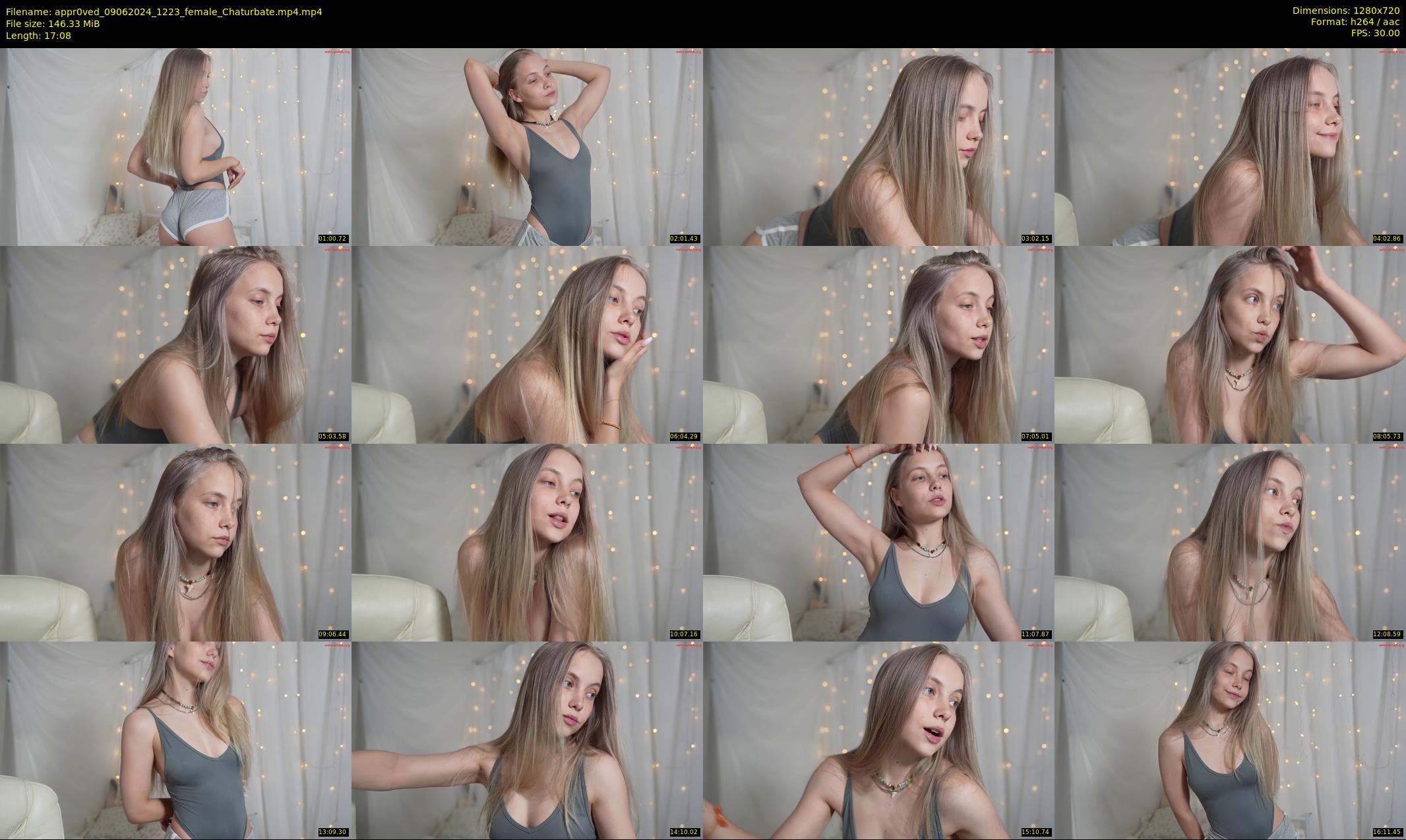 appr0ved — 18 minute Chaturbate female cam show recording, 720p, Jun 9, 2024