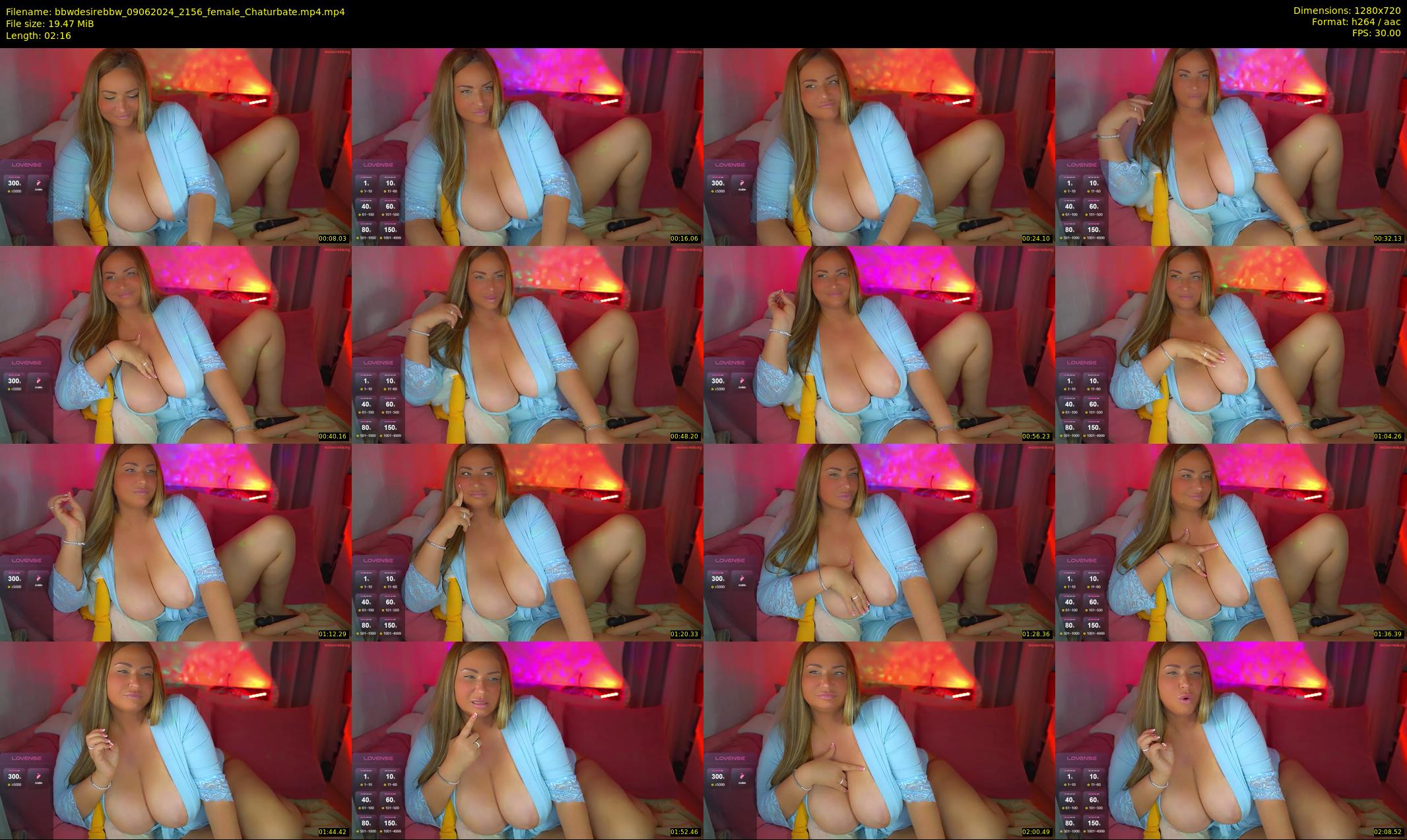 bbwdesirebbw — 3 minute Chaturbate female cam show recording, 720p, Jun 9, 2024
