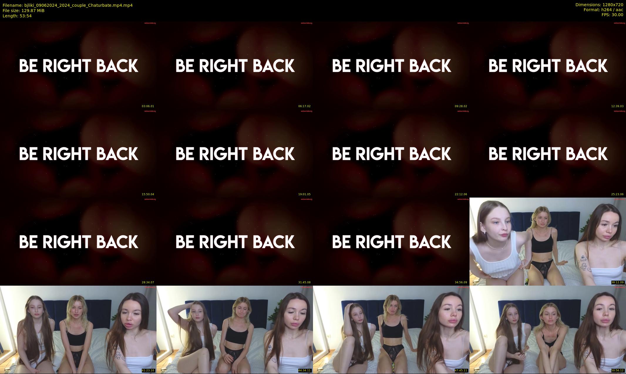 bjliki — 54 minute Chaturbate couple cam show recording, 720p, Jun 9, 2024