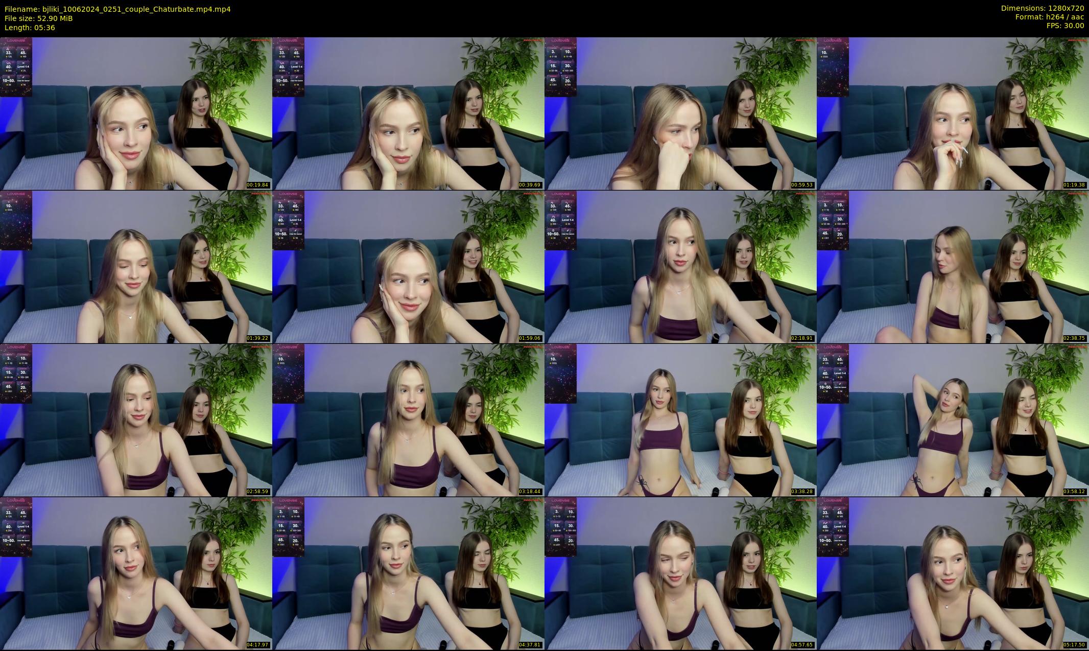 bjliki — 6 minute Chaturbate couple cam show recording, 720p, Jun 10, 2024