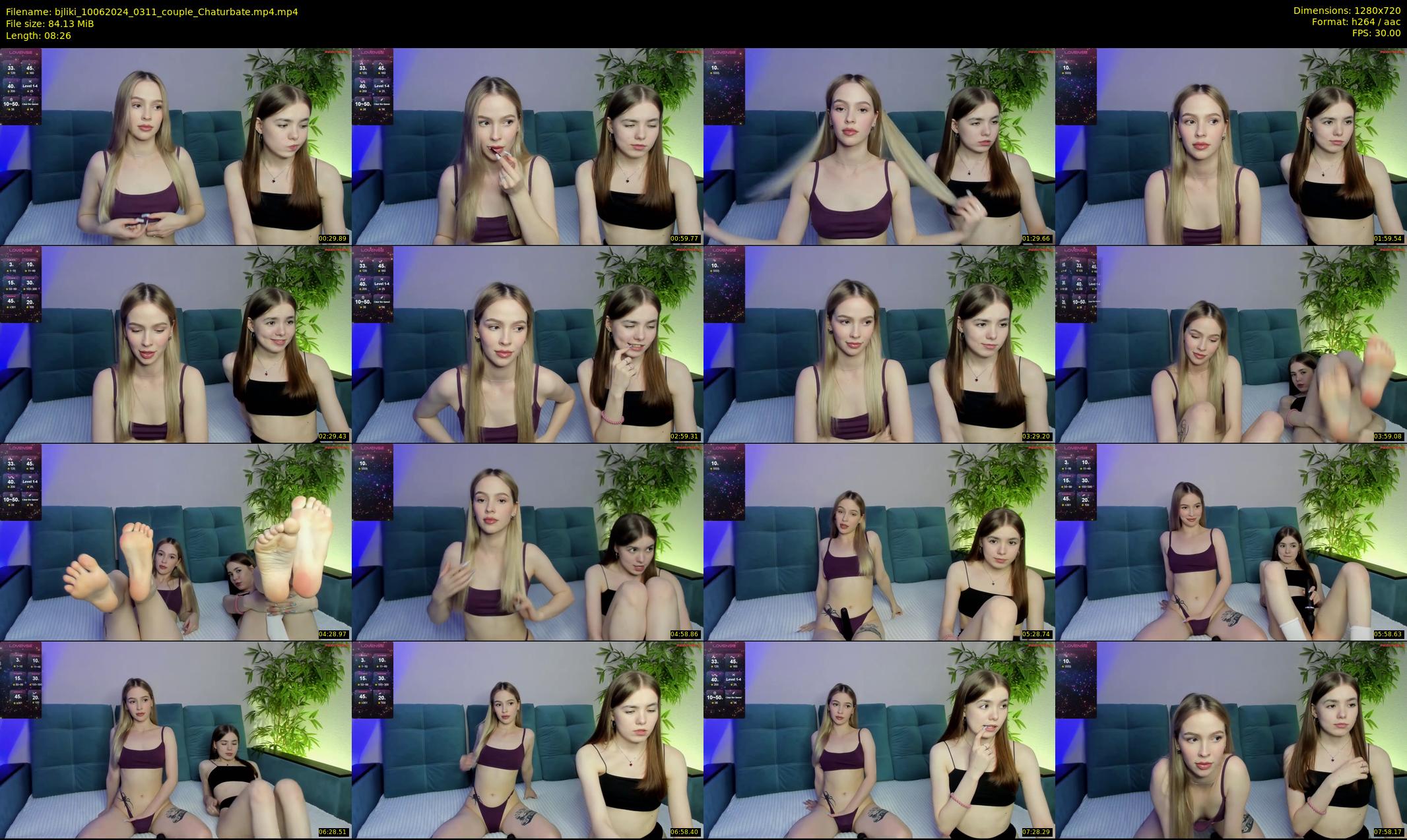 bjliki — 9 minute Chaturbate couple cam show recording, 720p, Jun 10, 2024