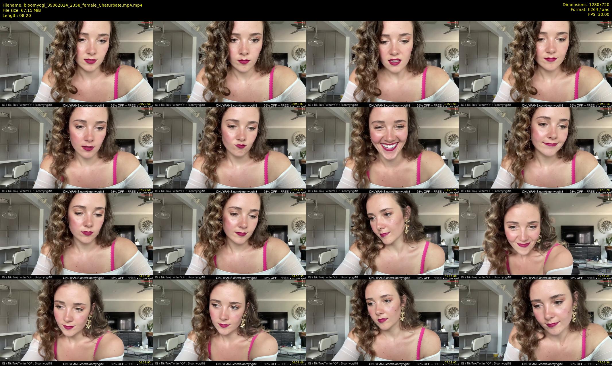 bloomyogi — 9 minute Chaturbate female cam show recording, 720p, Jun 9, 2024