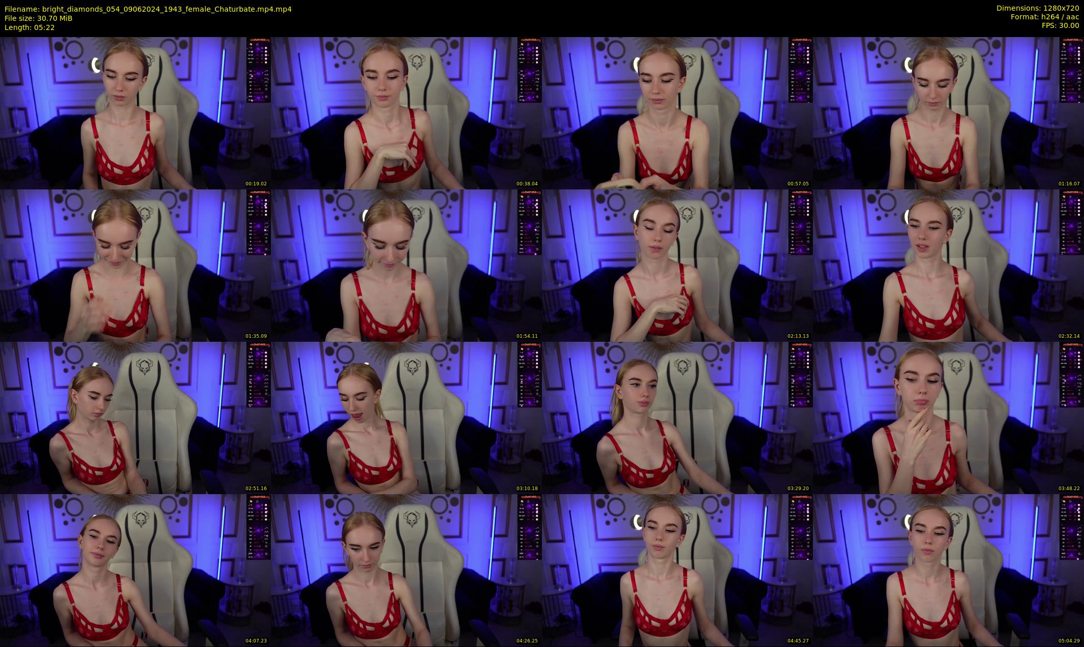 bright_diamonds_054 — 6 minute Chaturbate couple cam show recording, 720p, Jun 9, 2024