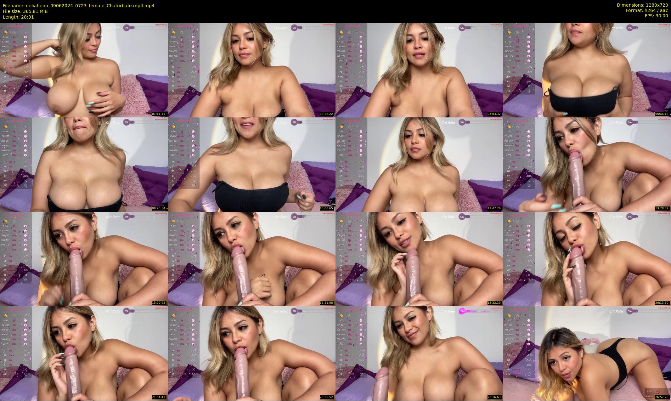celiahenn — 29 minute Chaturbate female cam show recording, 720p, Jun 9, 2024