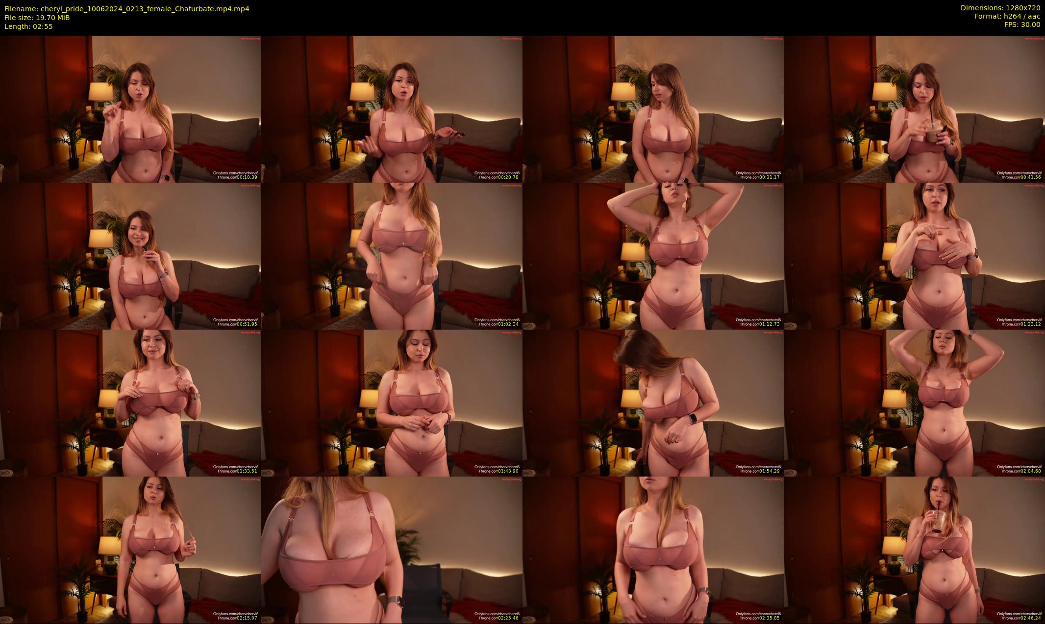 cheryl_pride — 3 minute Chaturbate female cam show recording, 720p, Jun 10, 2024