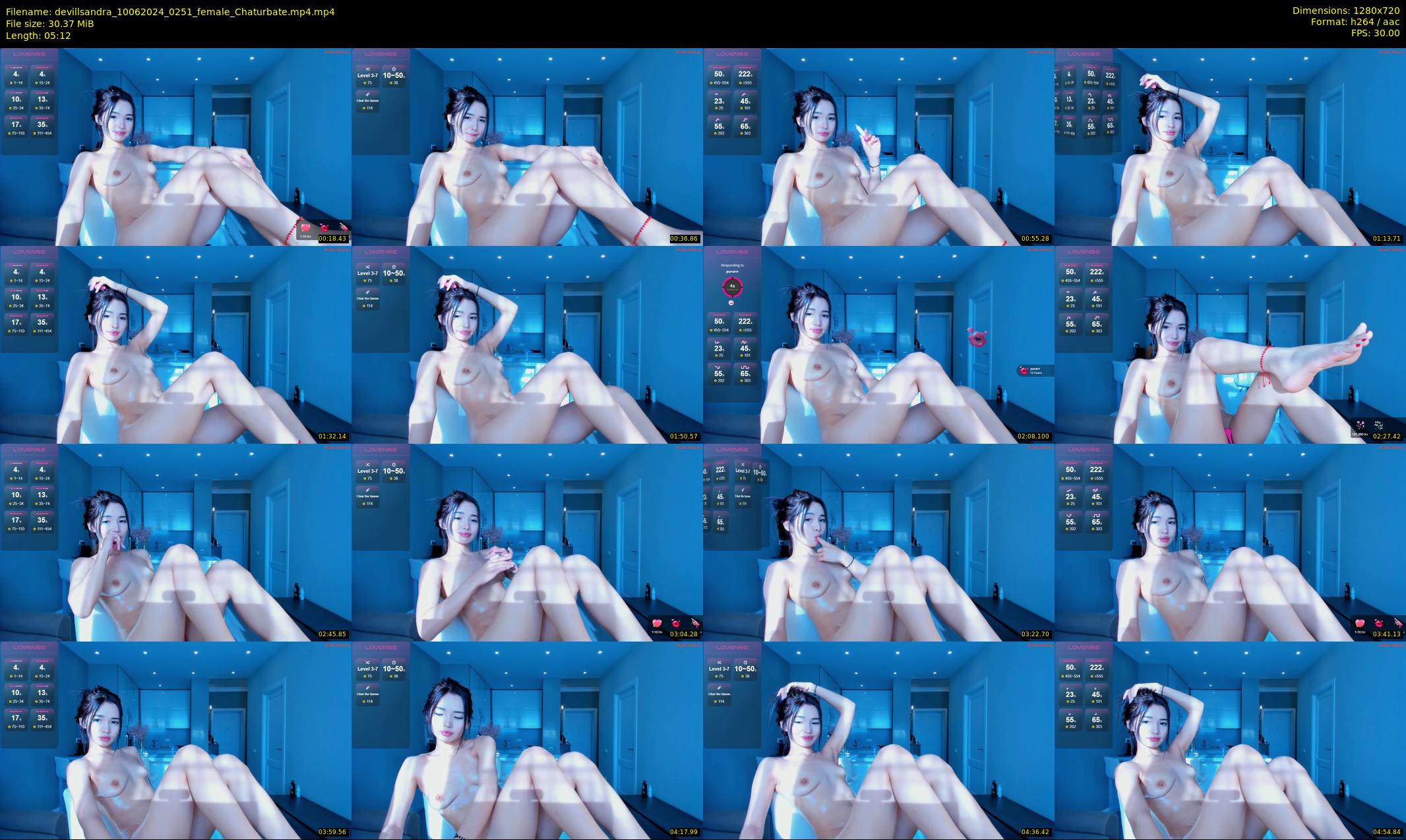 devillsandra — 6 minute Chaturbate female cam show recording, 720p, Jun 10, 2024